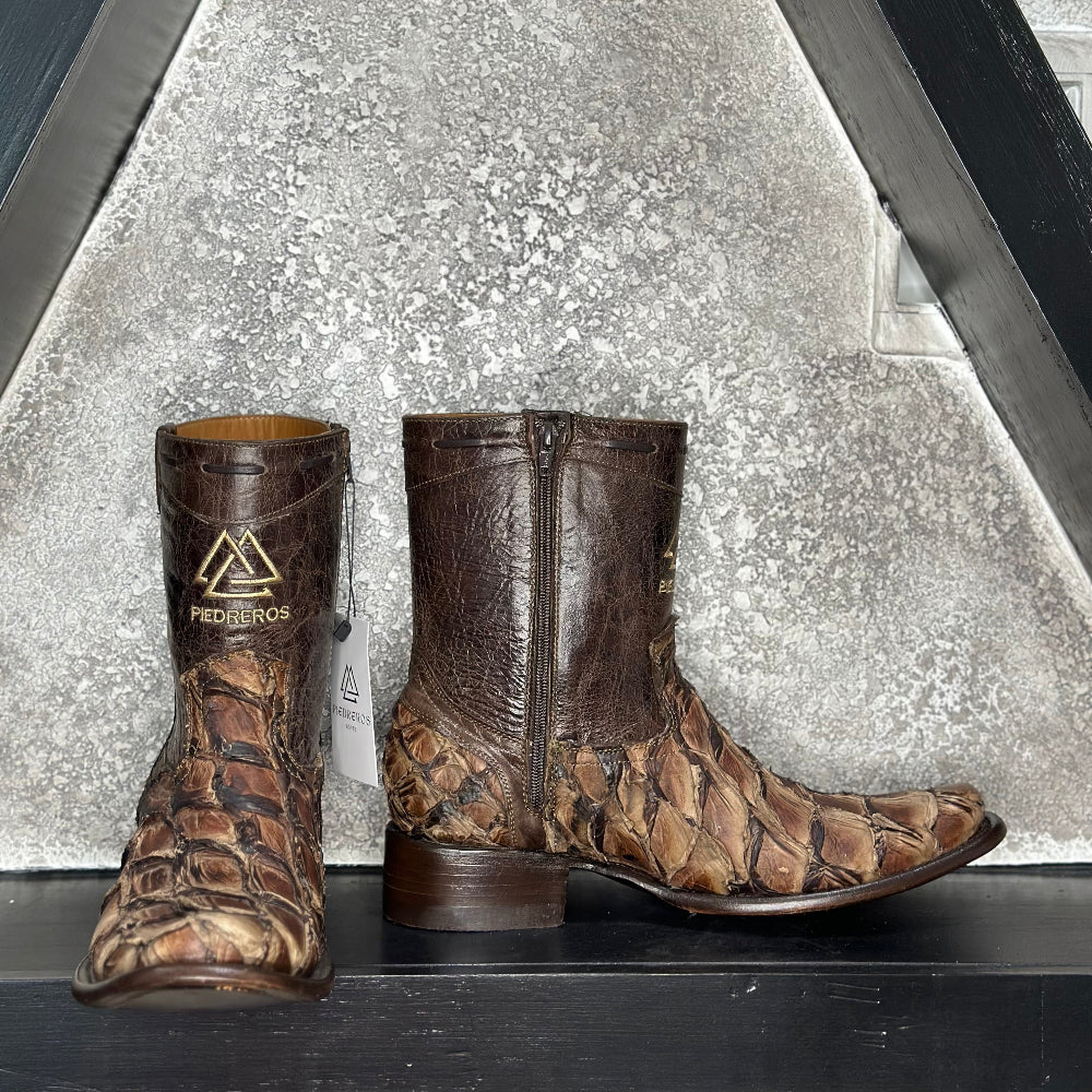 Brown Pirarucu Boots