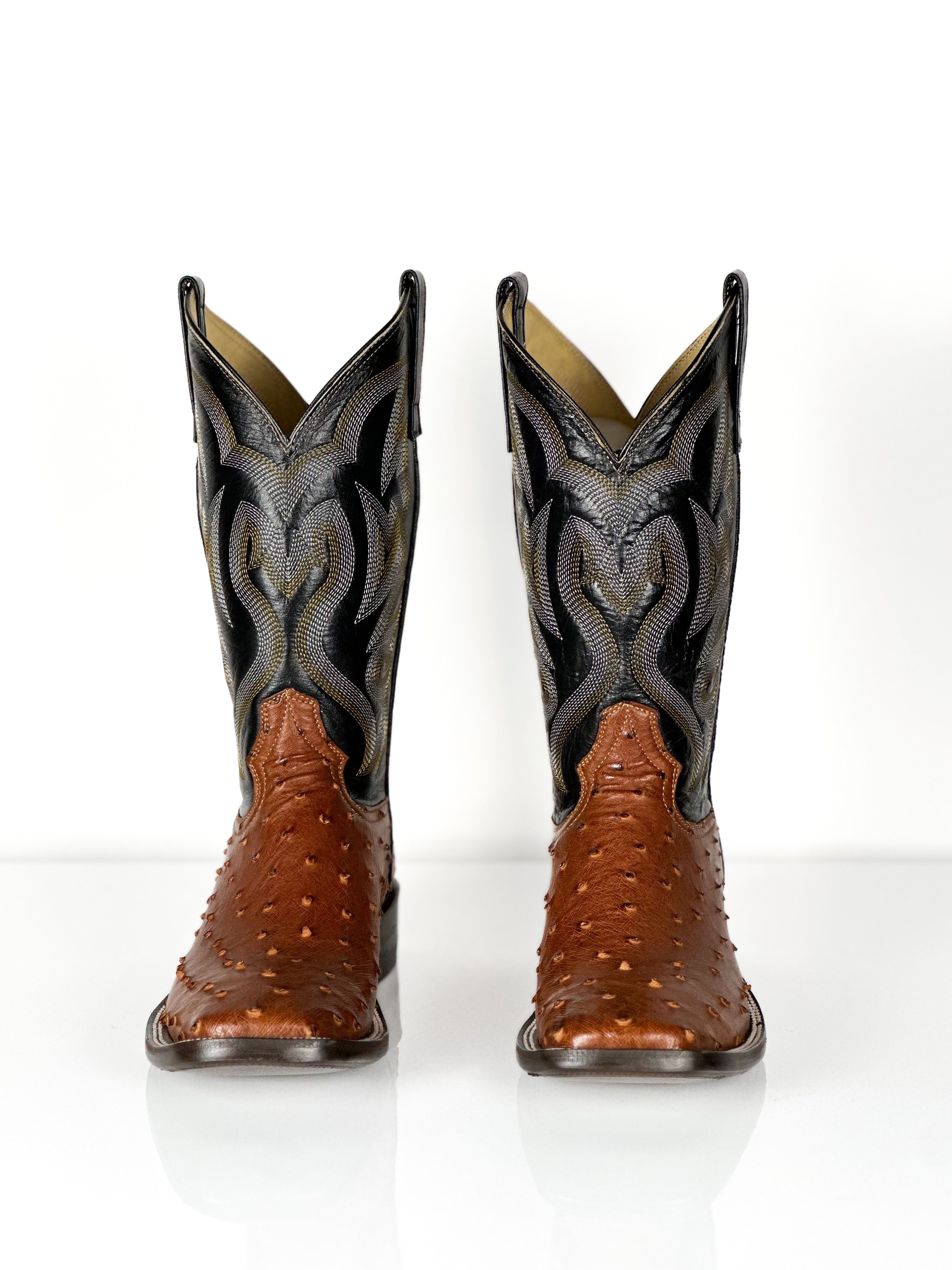 Men's Ostrich- Red Rum