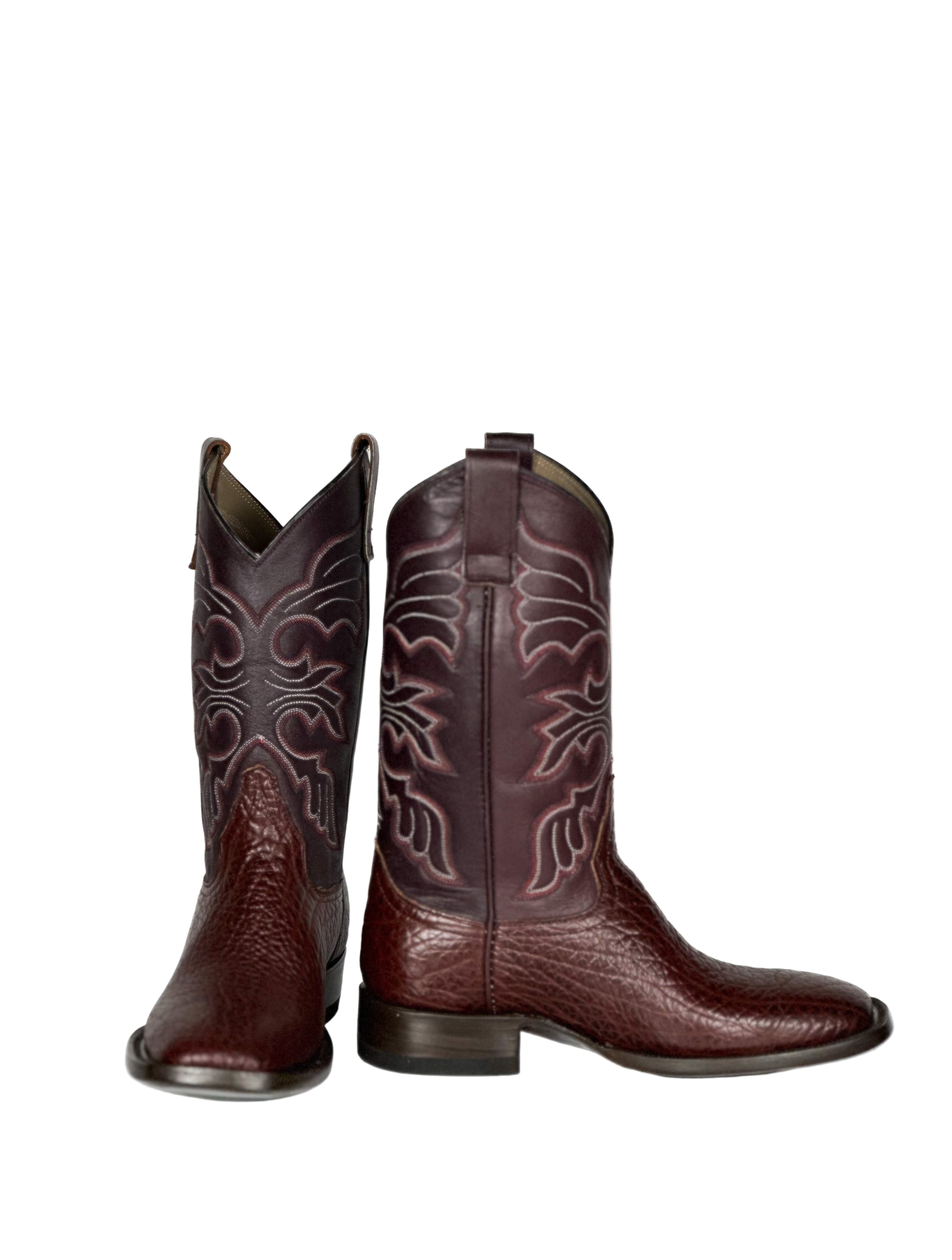 Velvet Bullsneck Boots