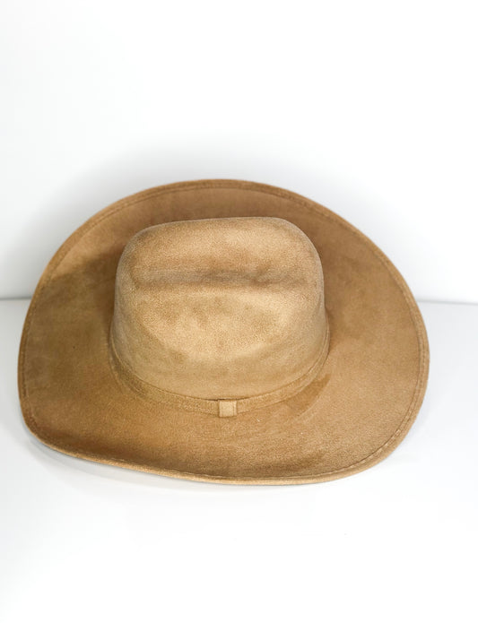 Camel Suede Hat