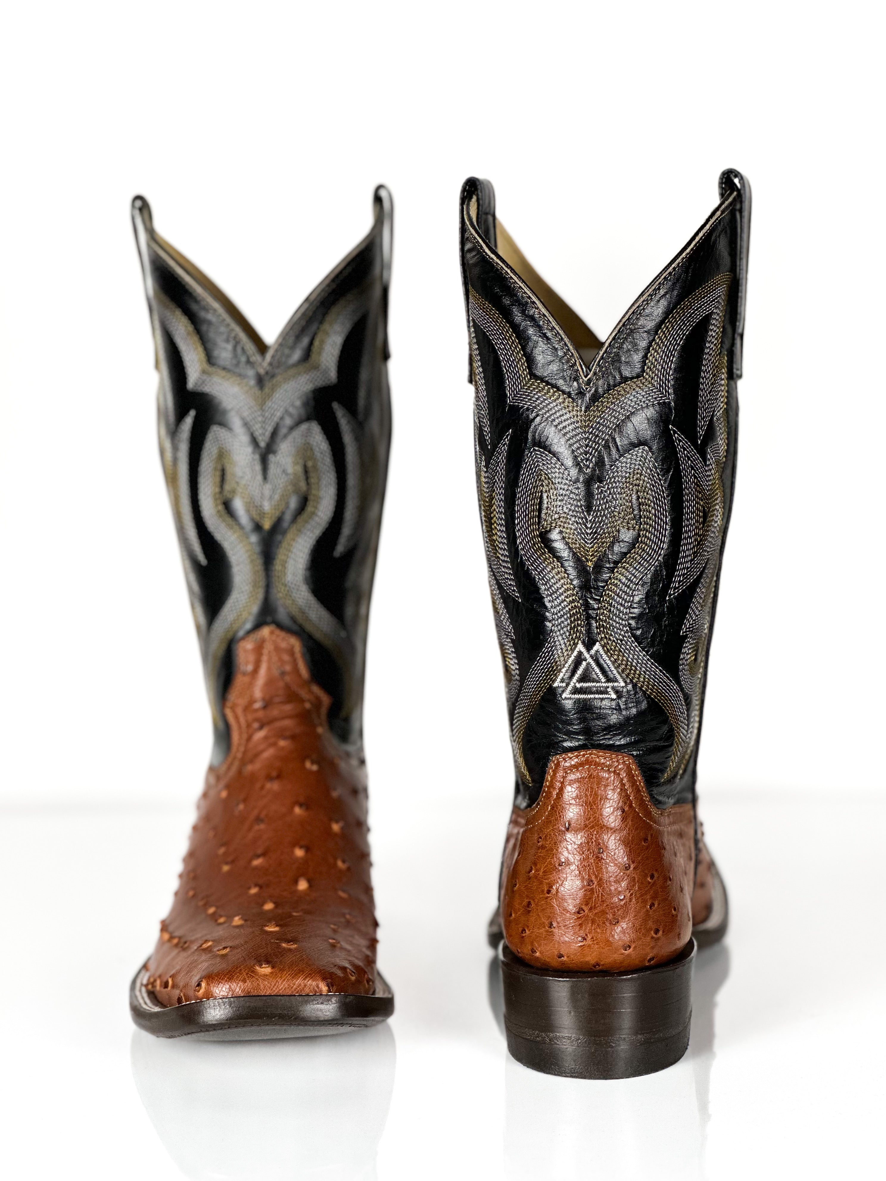 Men's Ostrich- Red Rum