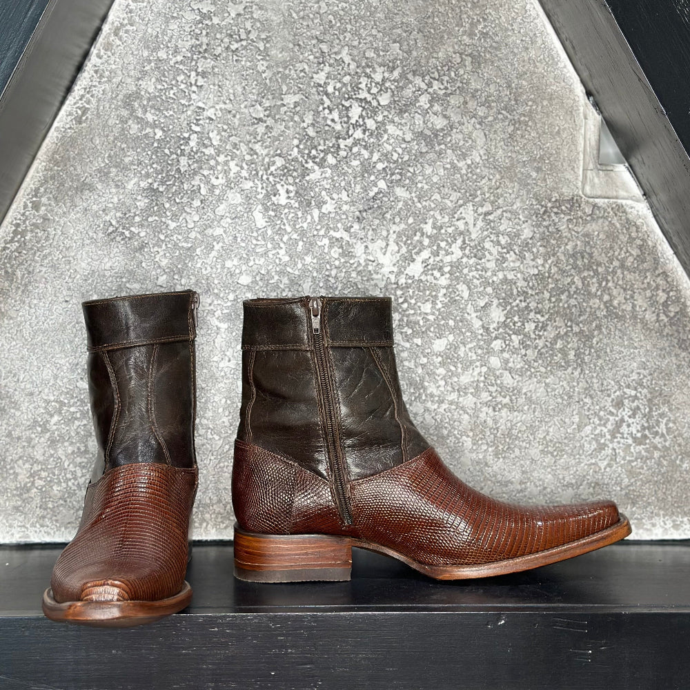 Brown Lizard Boots