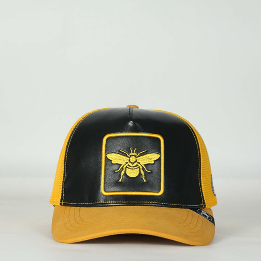 Bee Black/yellow Cap