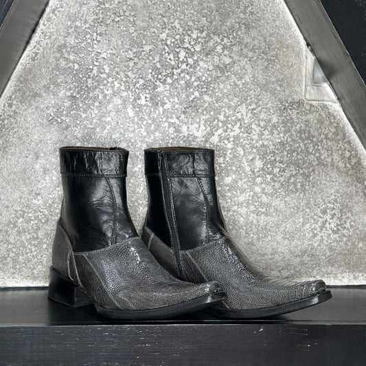 Charcoal Exotic Boots