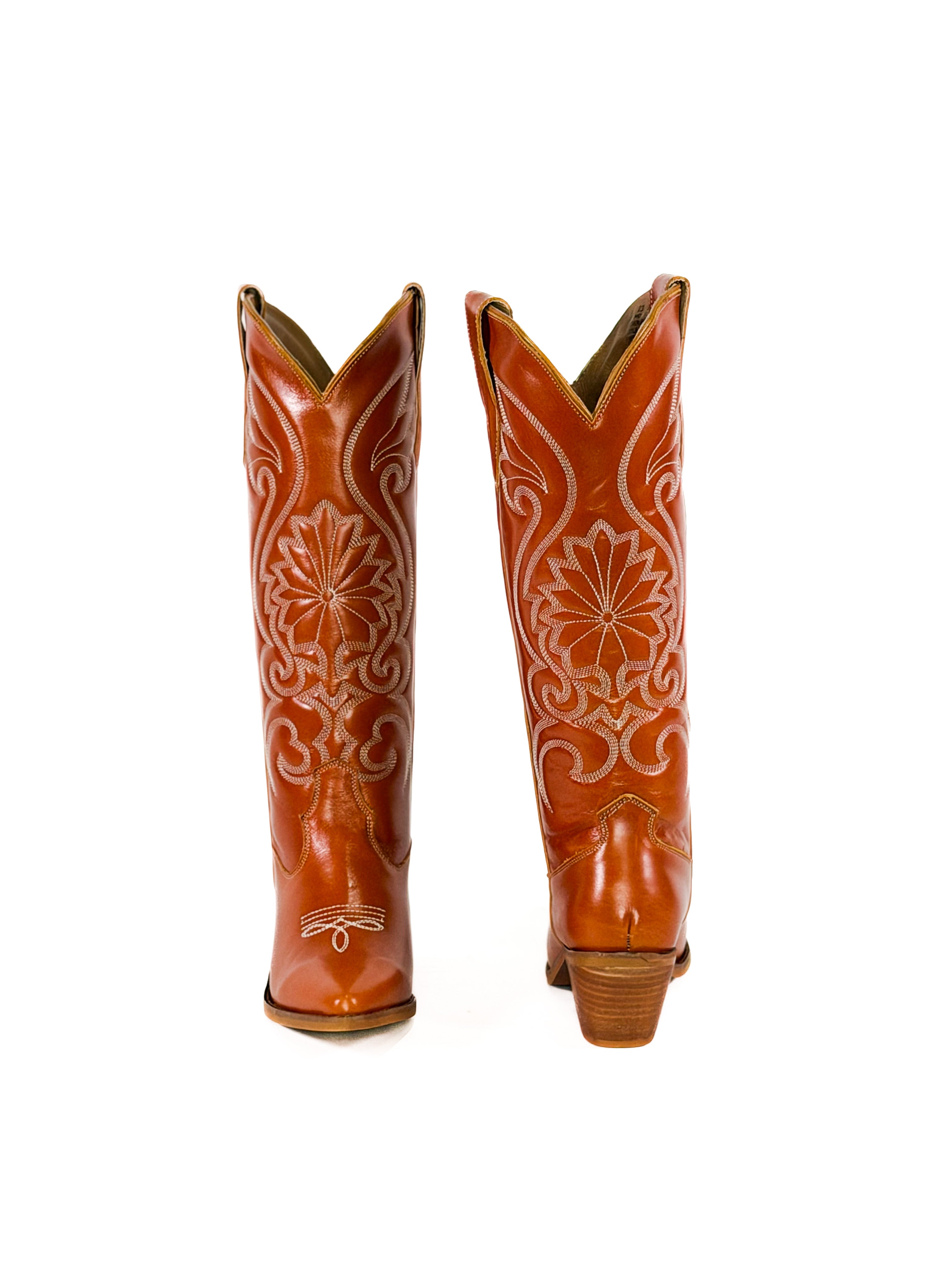 Sepia Spur Petal Boots