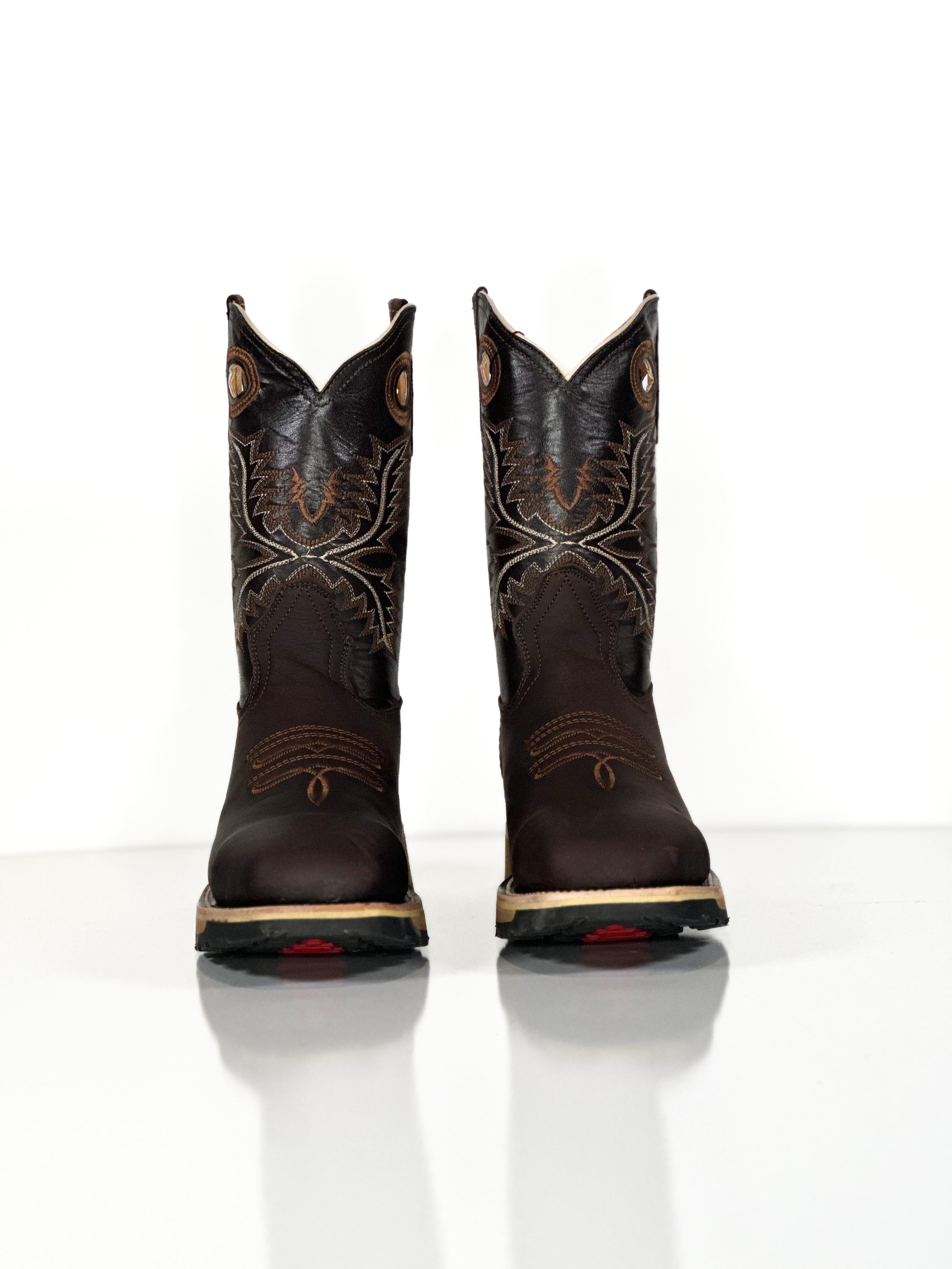 Composite toe work boot-Choco