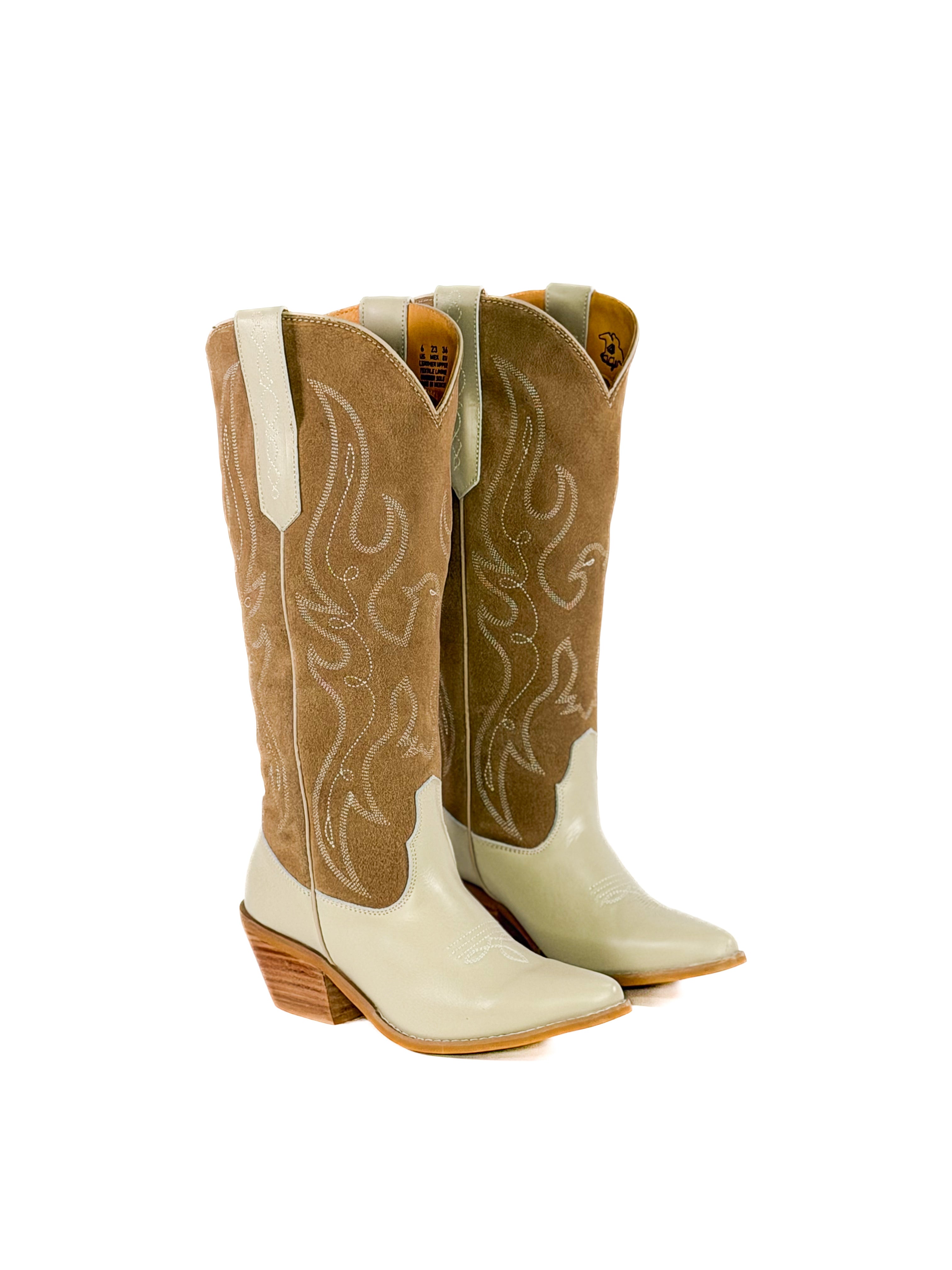 Beige Fire Legend Boots