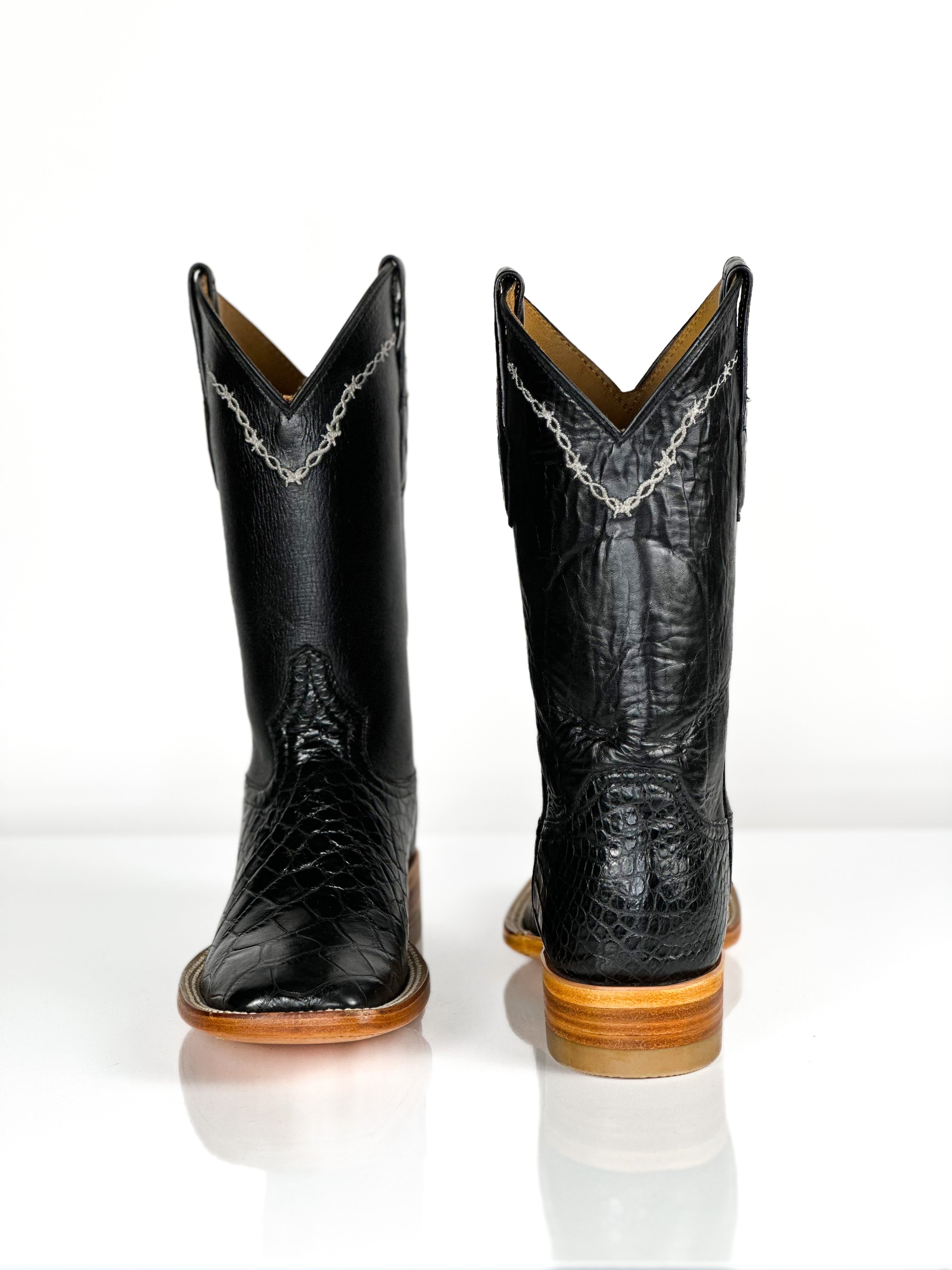 Midnight Gator Boots