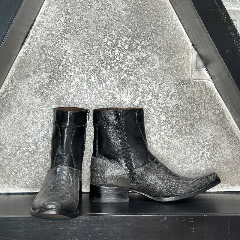 Charcoal Exotic Boots