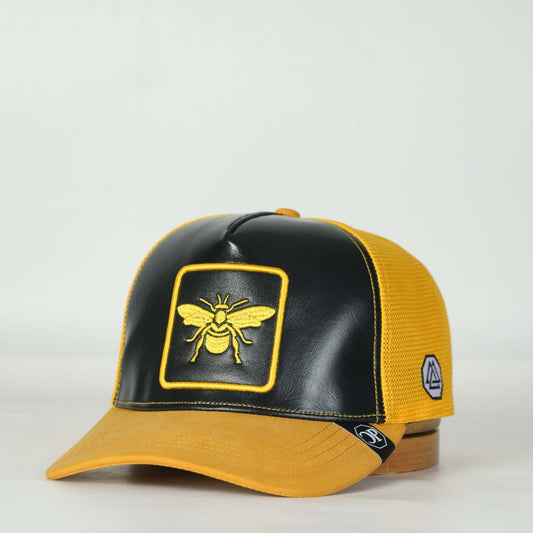 Bee Black/yellow Cap