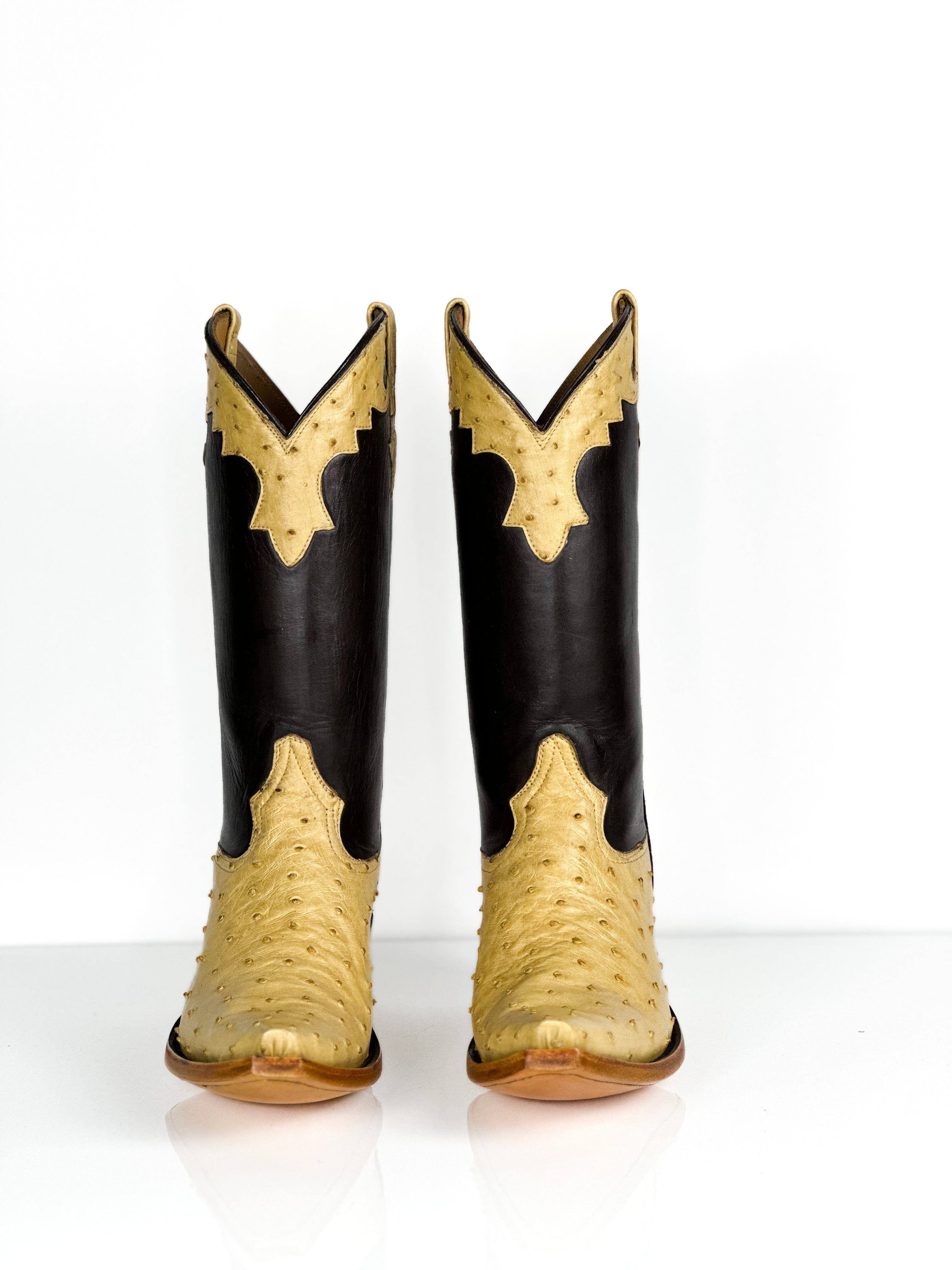 Ostrich- Dahlia boot