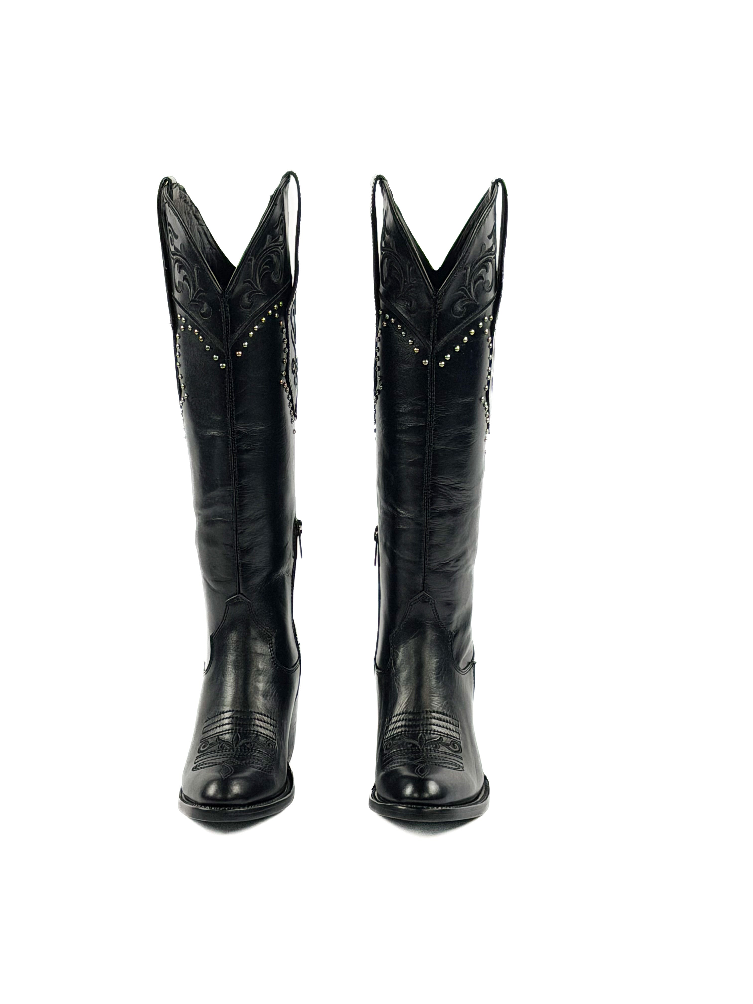 Reina Black Boots