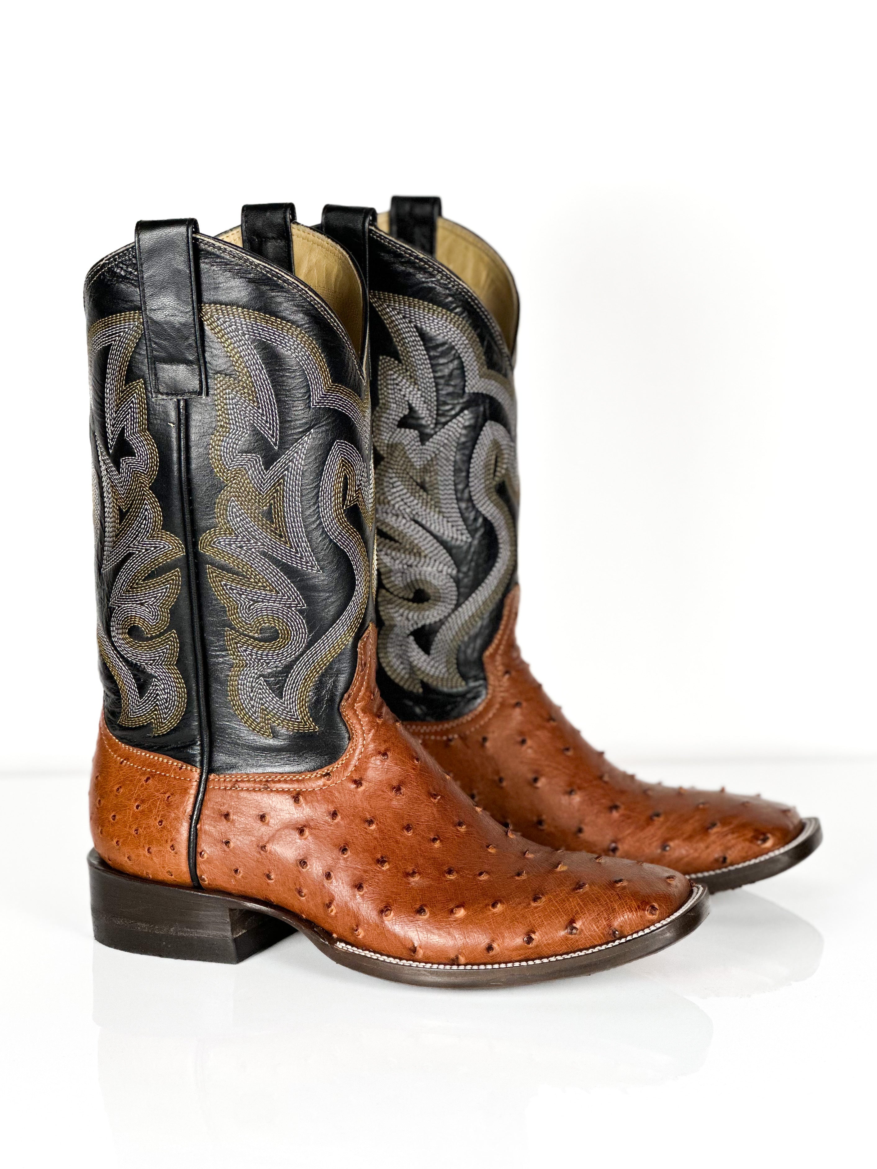 Men's Ostrich- Red Rum