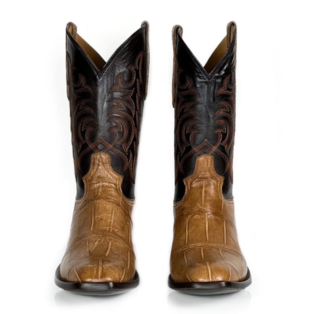 Alligator- Caramel Stitch Boot