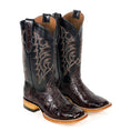 Cargar la imagen en la vista de la galería, American Alligator- Choco Silk Natural Boot