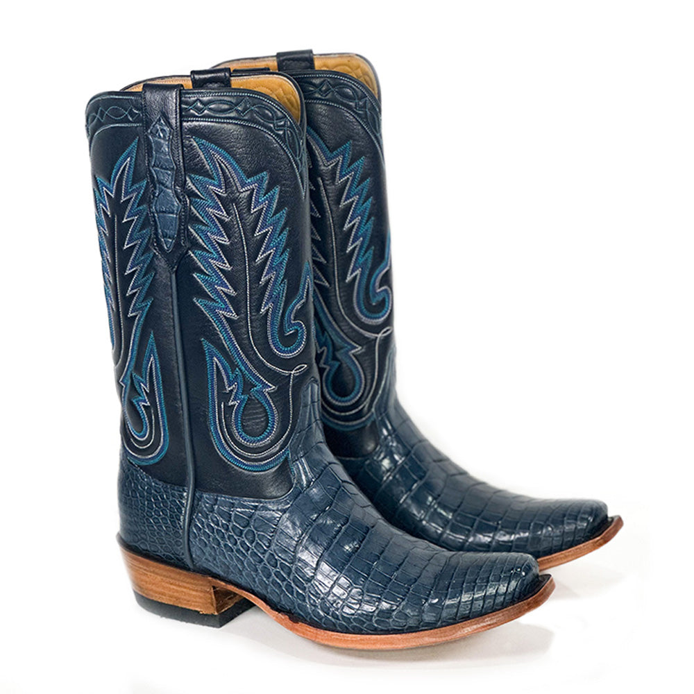 American Alligator Ferry Western Boots