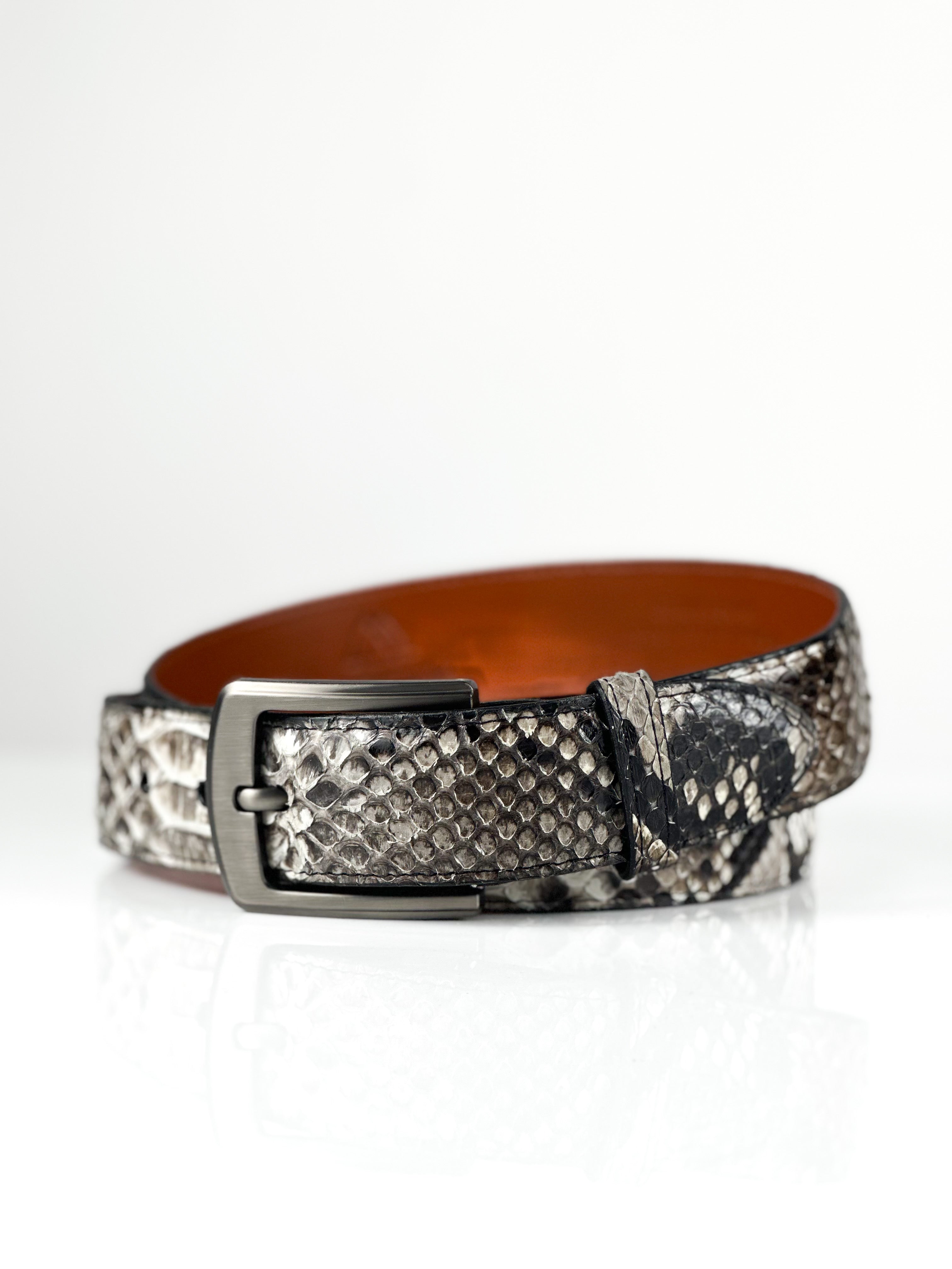 Belt- Midnight python