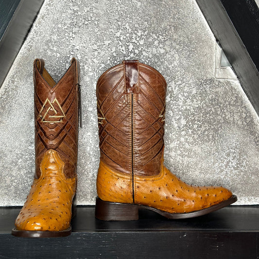 Miel Ostrich Boots