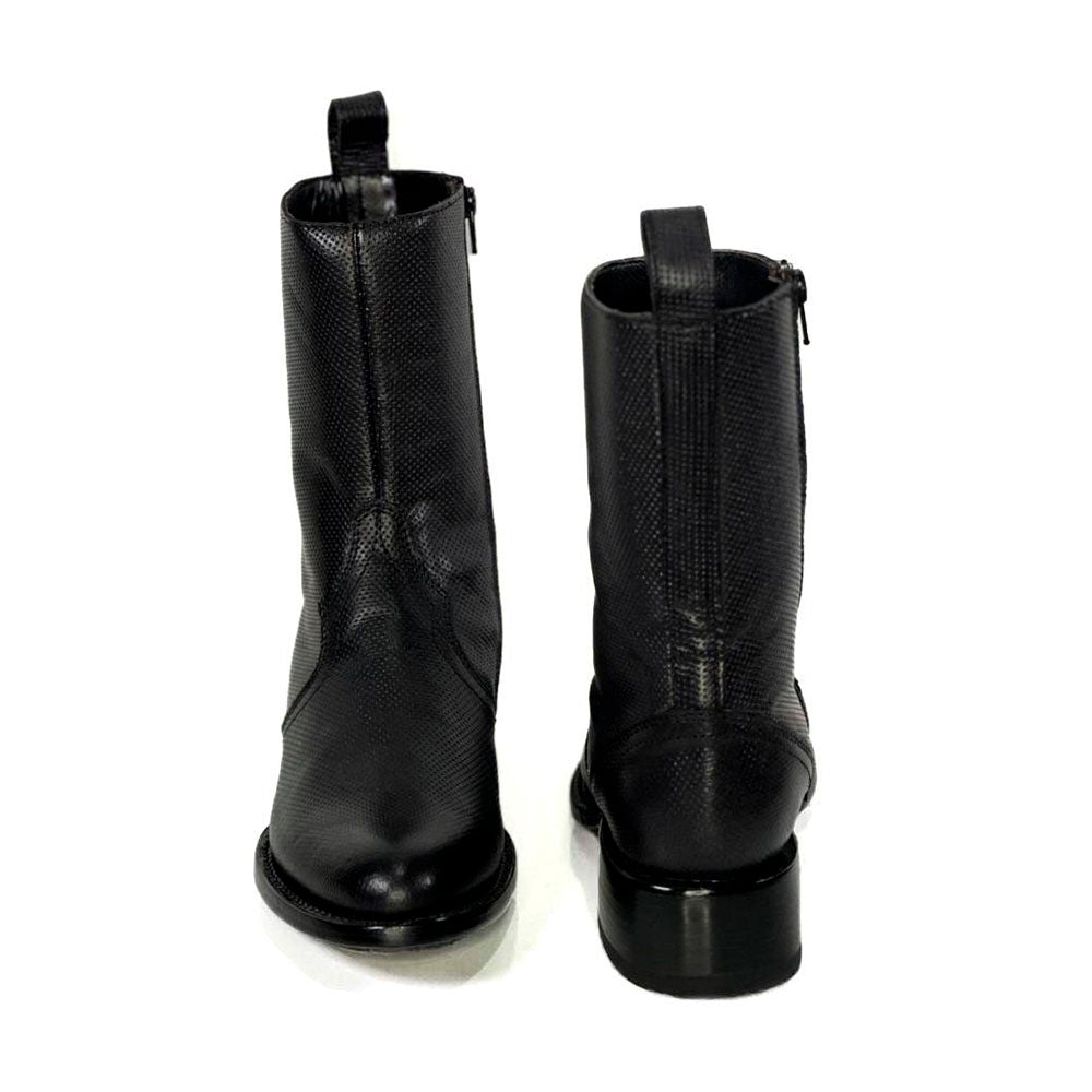 black star booties rear details