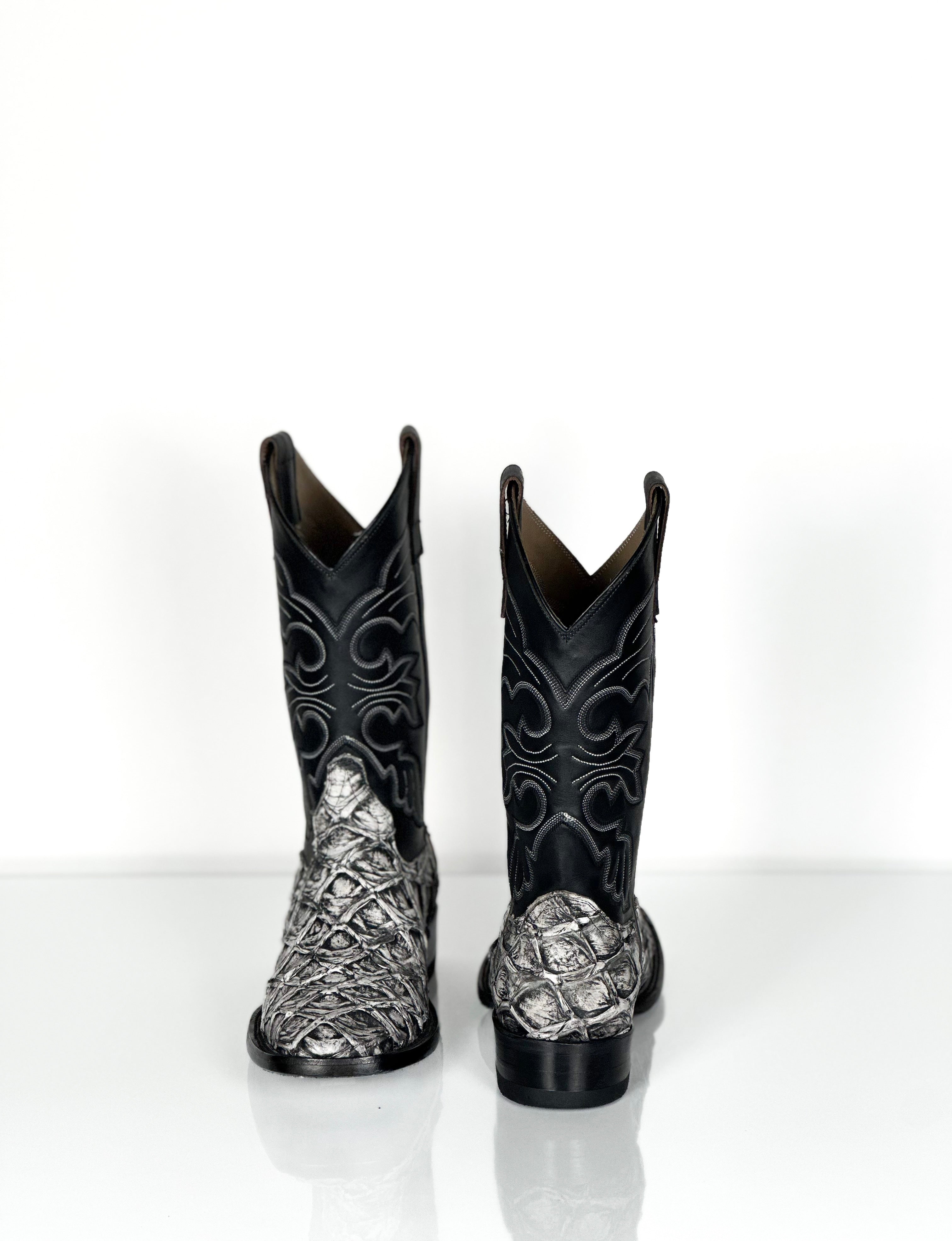 Pirarucu Fish-Web Gray Boots