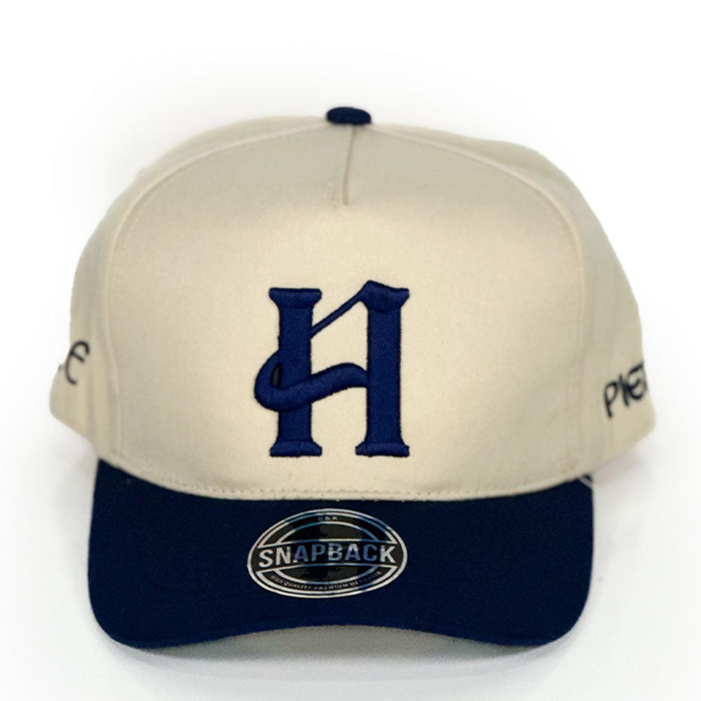 Capital H Blue Snapback Cap