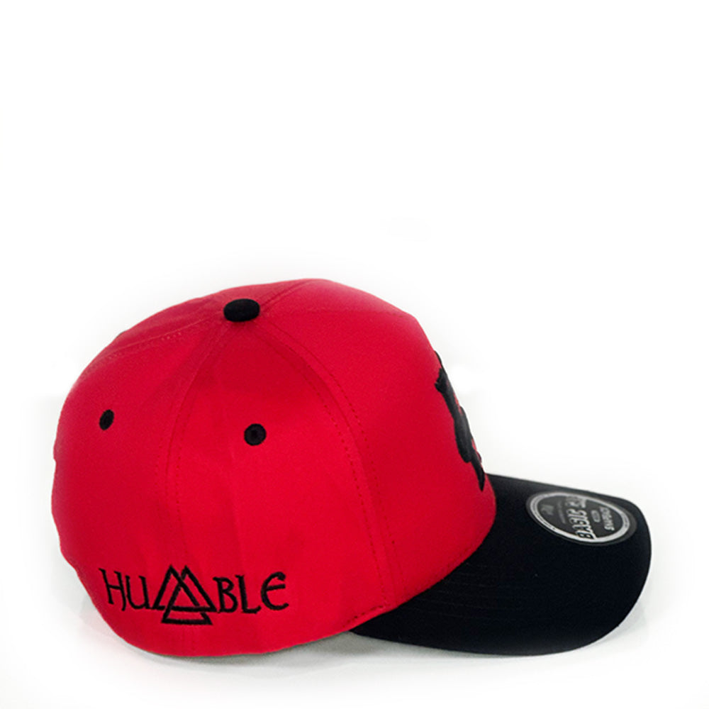 Capital H Logo Black & Red Cap