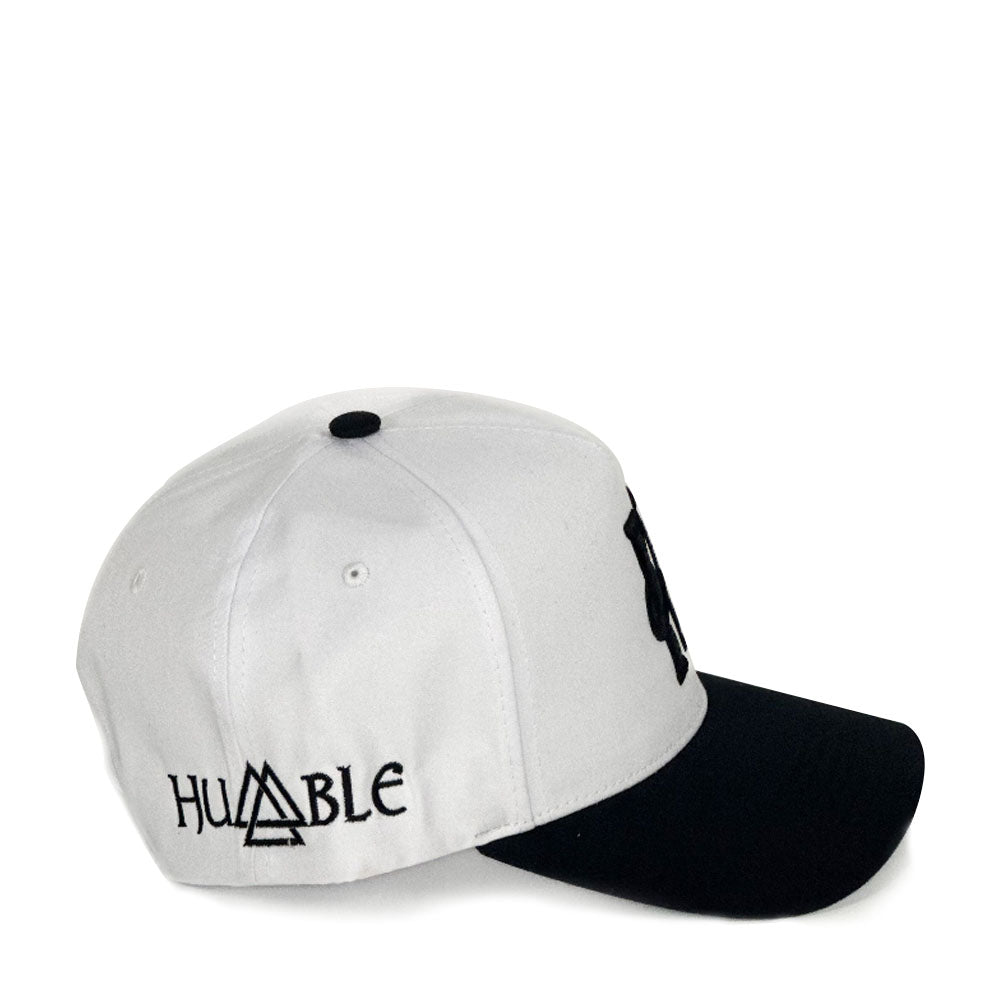 Capital H Logo White & Black Cap