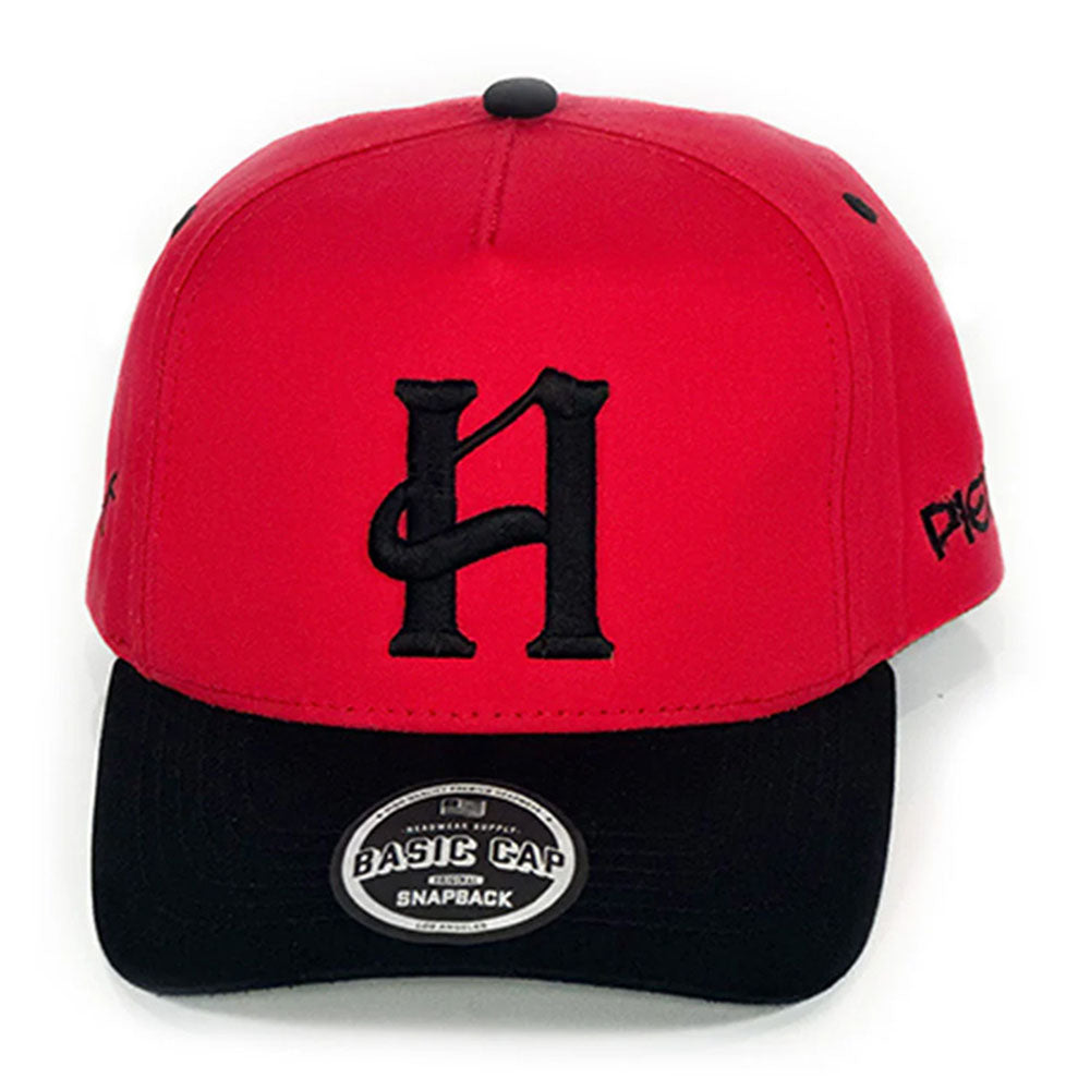 Capital H Logo Black & Red Cap