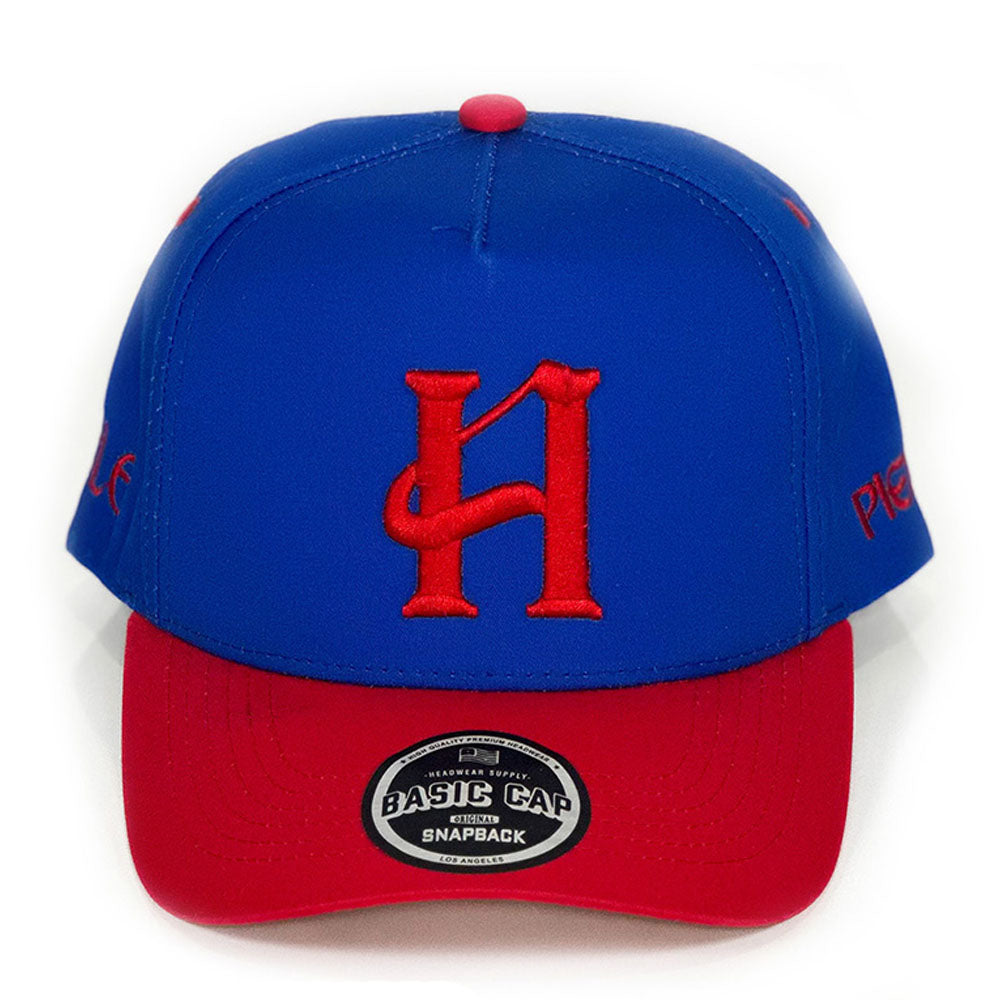 Capital H Logo Blue & Red Cap
