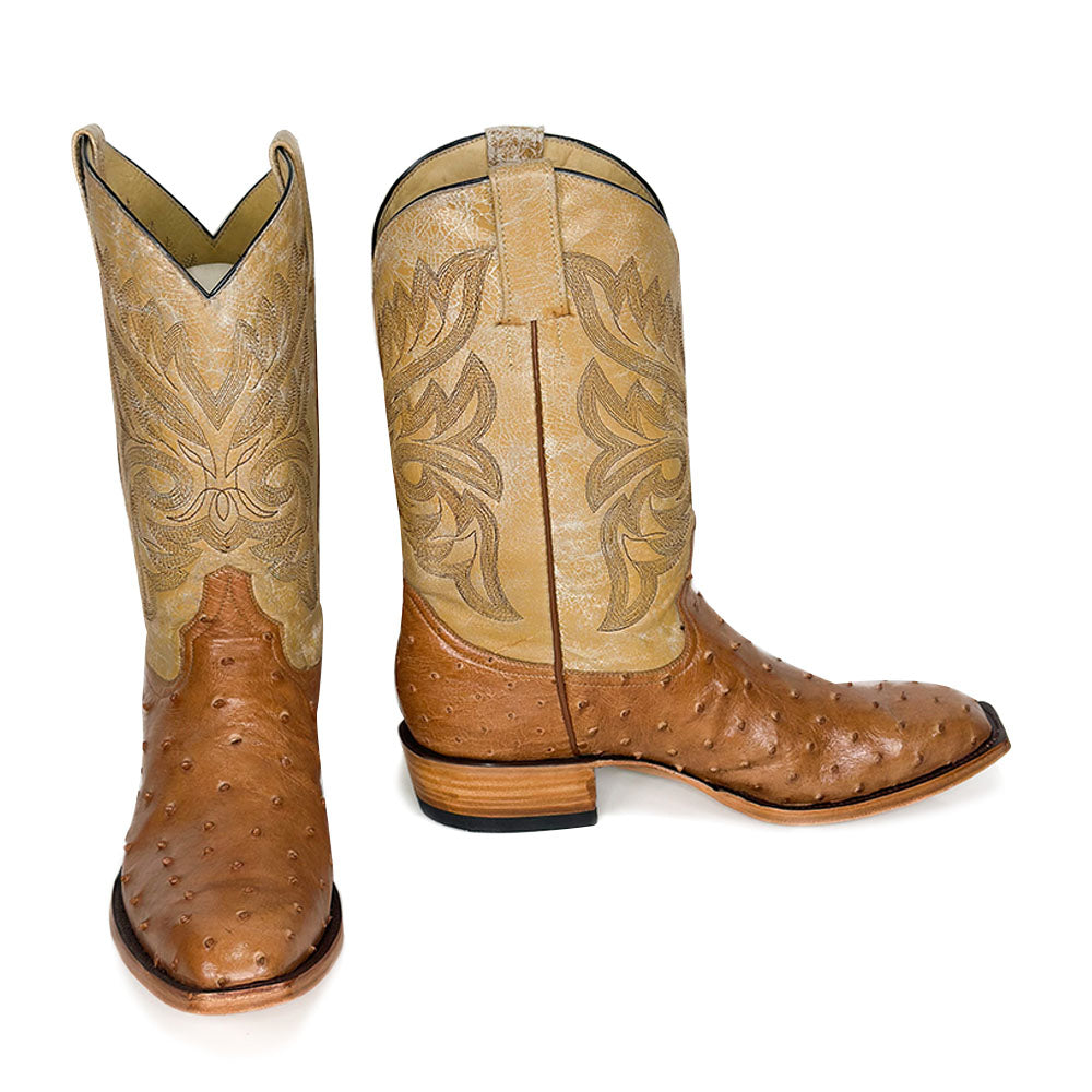 Crown Ostrich Boot
