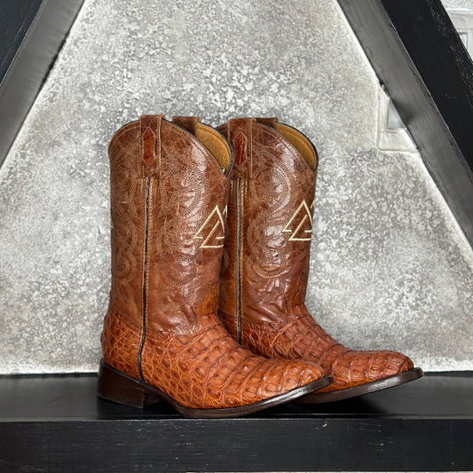 Caramel Lizard Boots