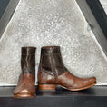 Cargar la imagen en la vista de la galería, Botas cuadradas marrones Lizard