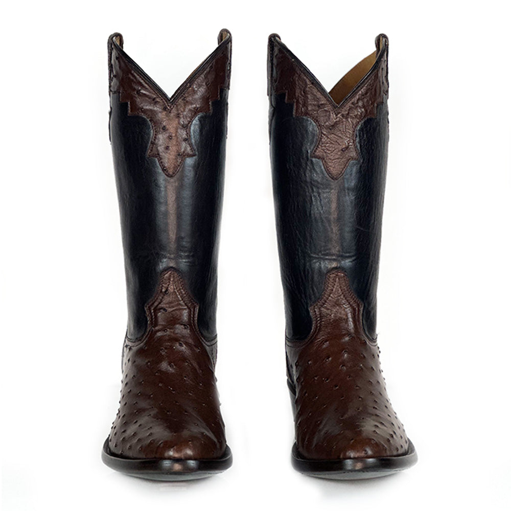 Ostrich- Buck Brown Boot