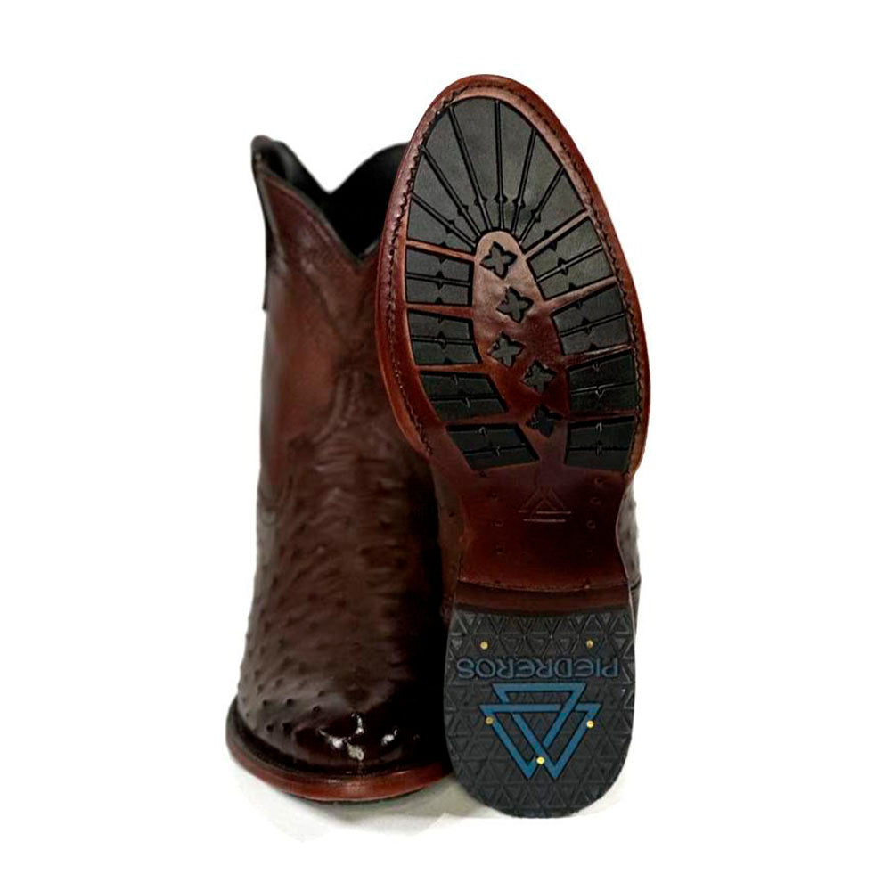 ostrich desert booties sole details