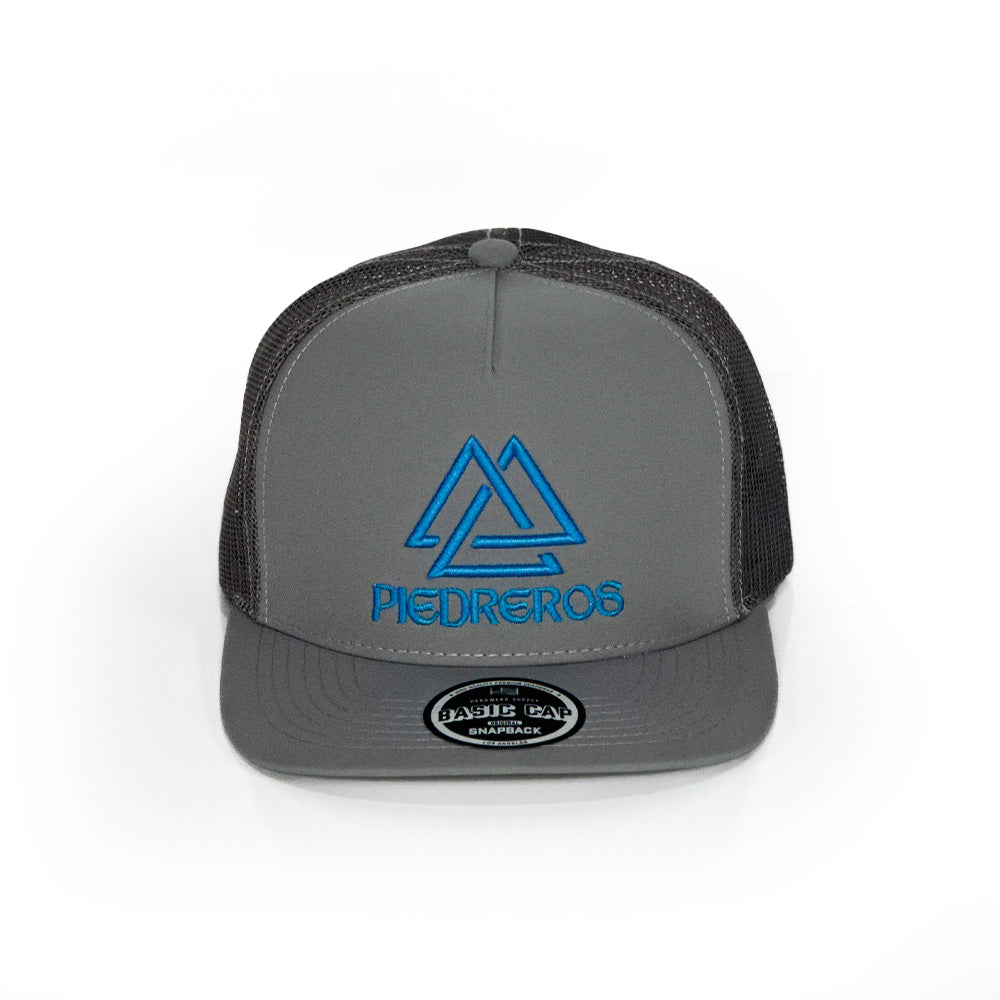 Piedreros Gray Snapback Cap