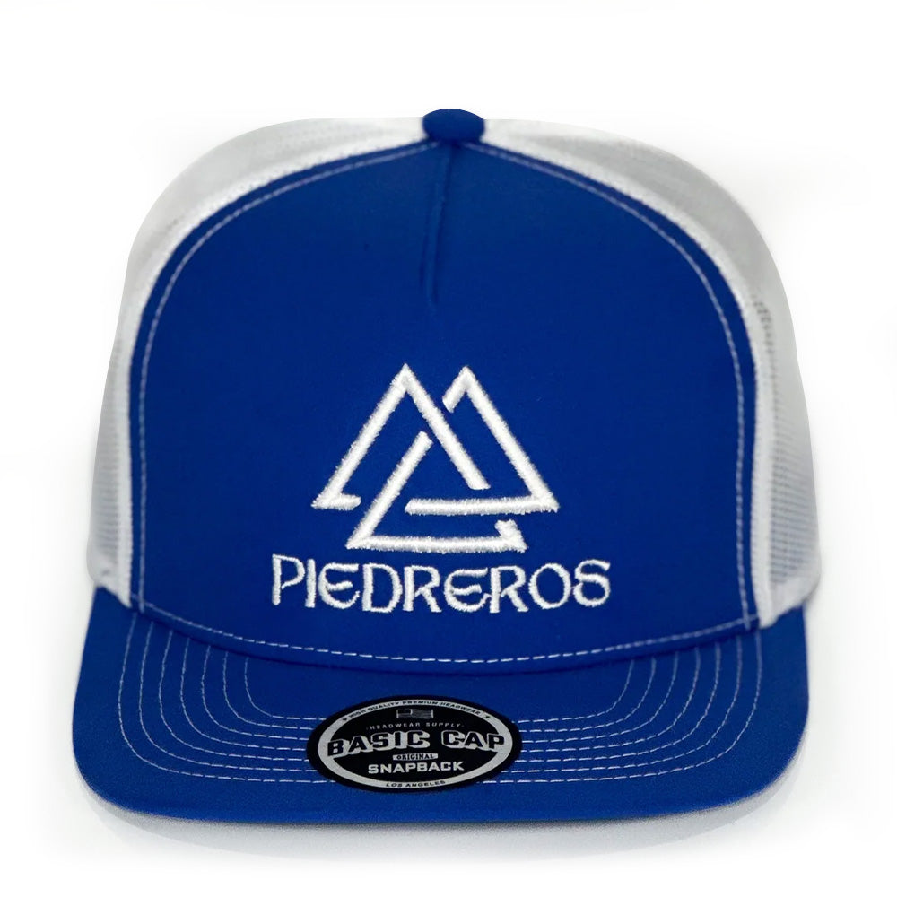 Piedreros Snapback Hat — detail shot of Cuadra Piedreros cap