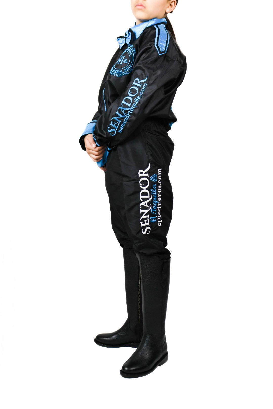 Piedreros Blue and Black senador jockey pants