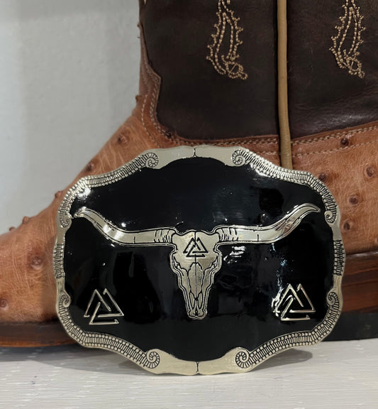 ONYX LONGHORN BUCKLE