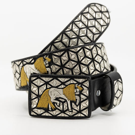 Cinto de Hilo de Plata- Caballo Dorado