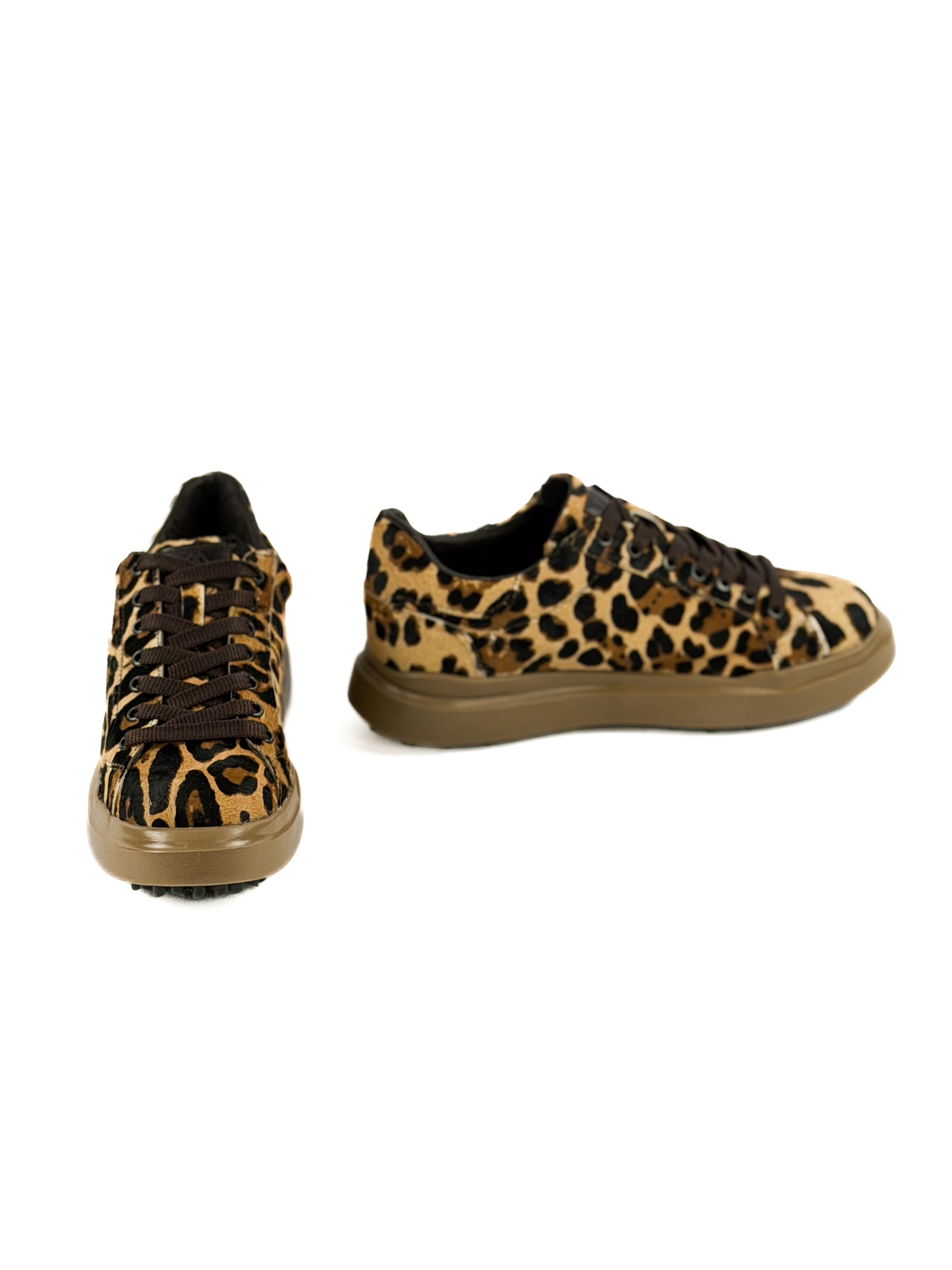 Italian Leopard Hide sneakers