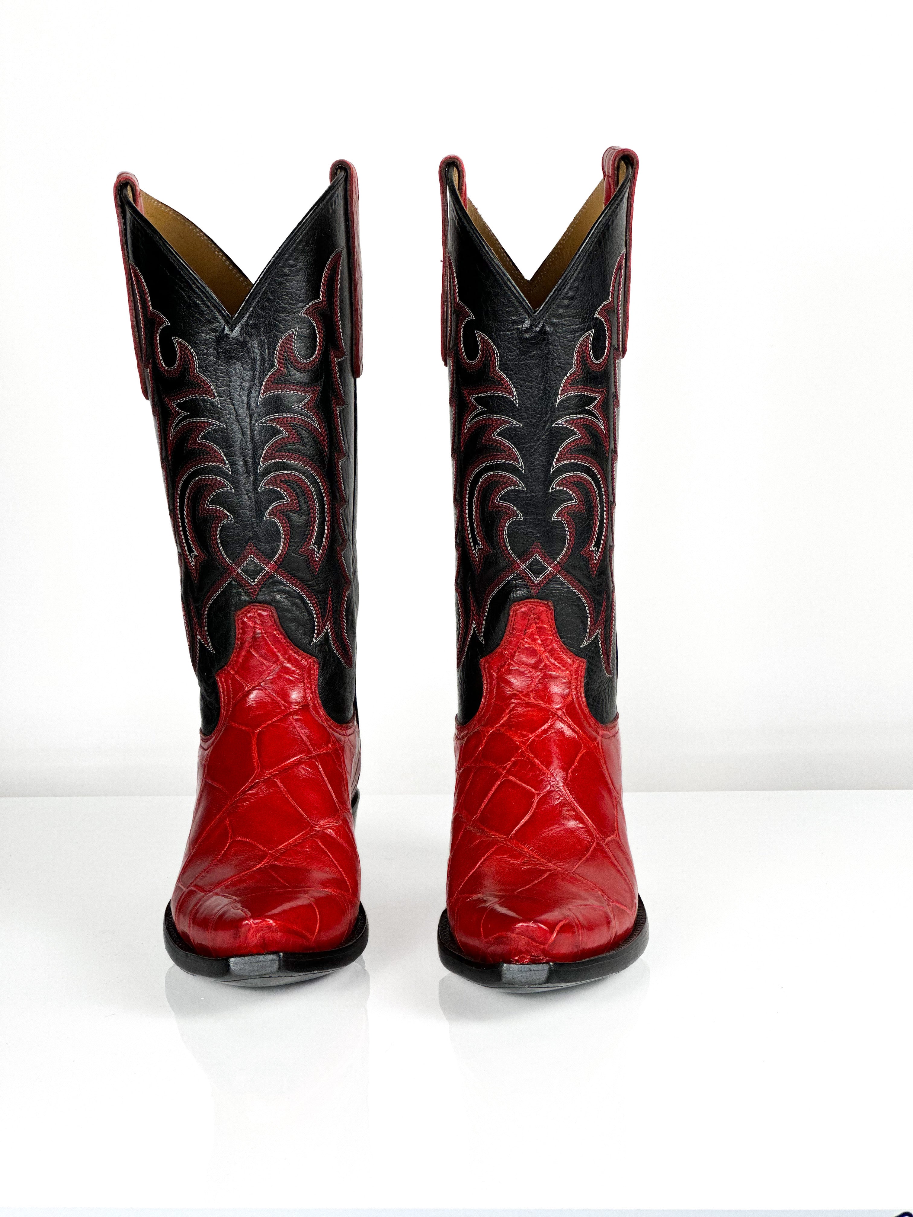 Scarlet Red Boots