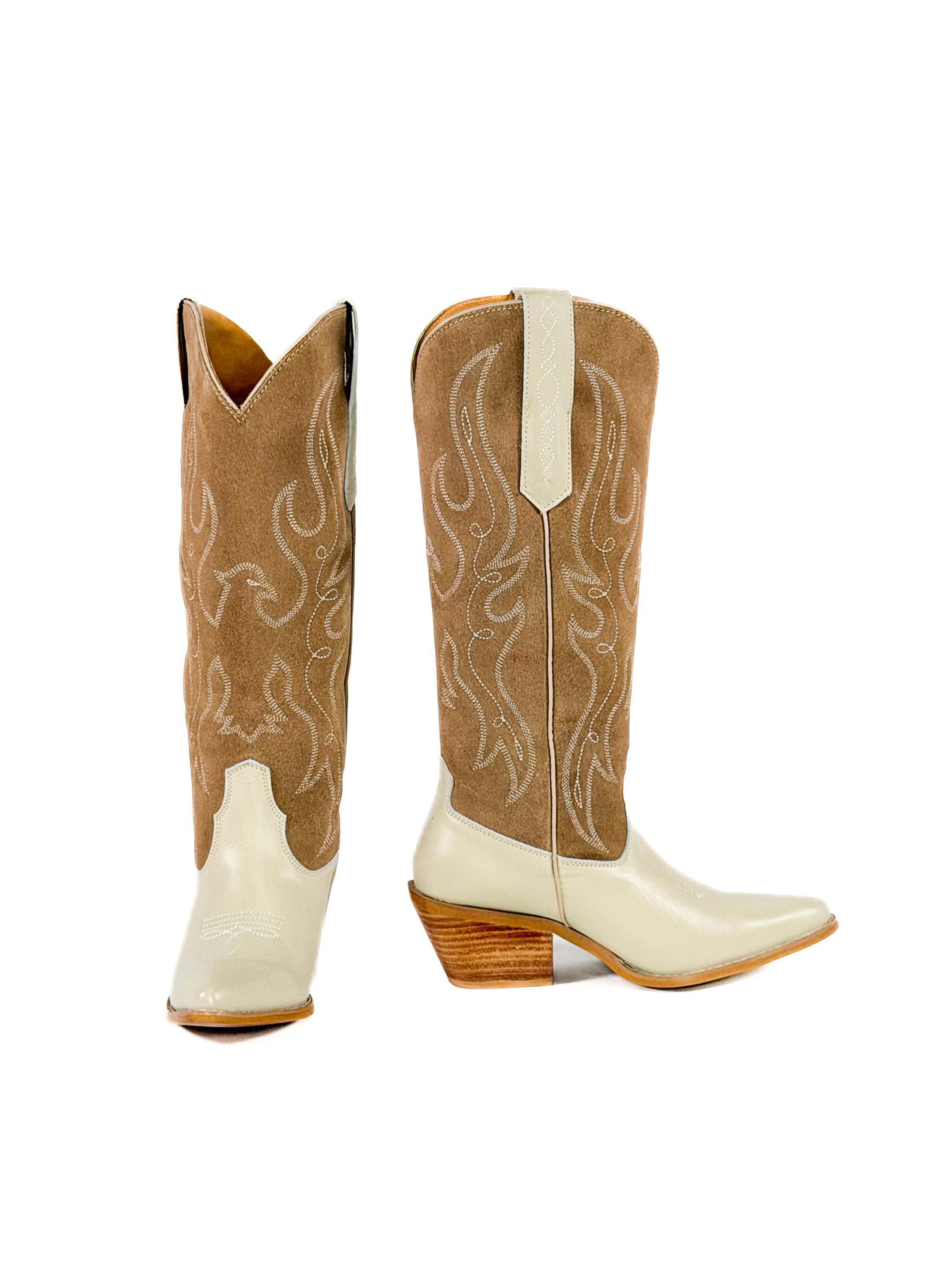 Beige Fire Legend Boots