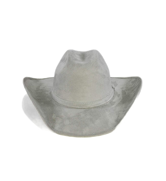 Gray Suede Hat