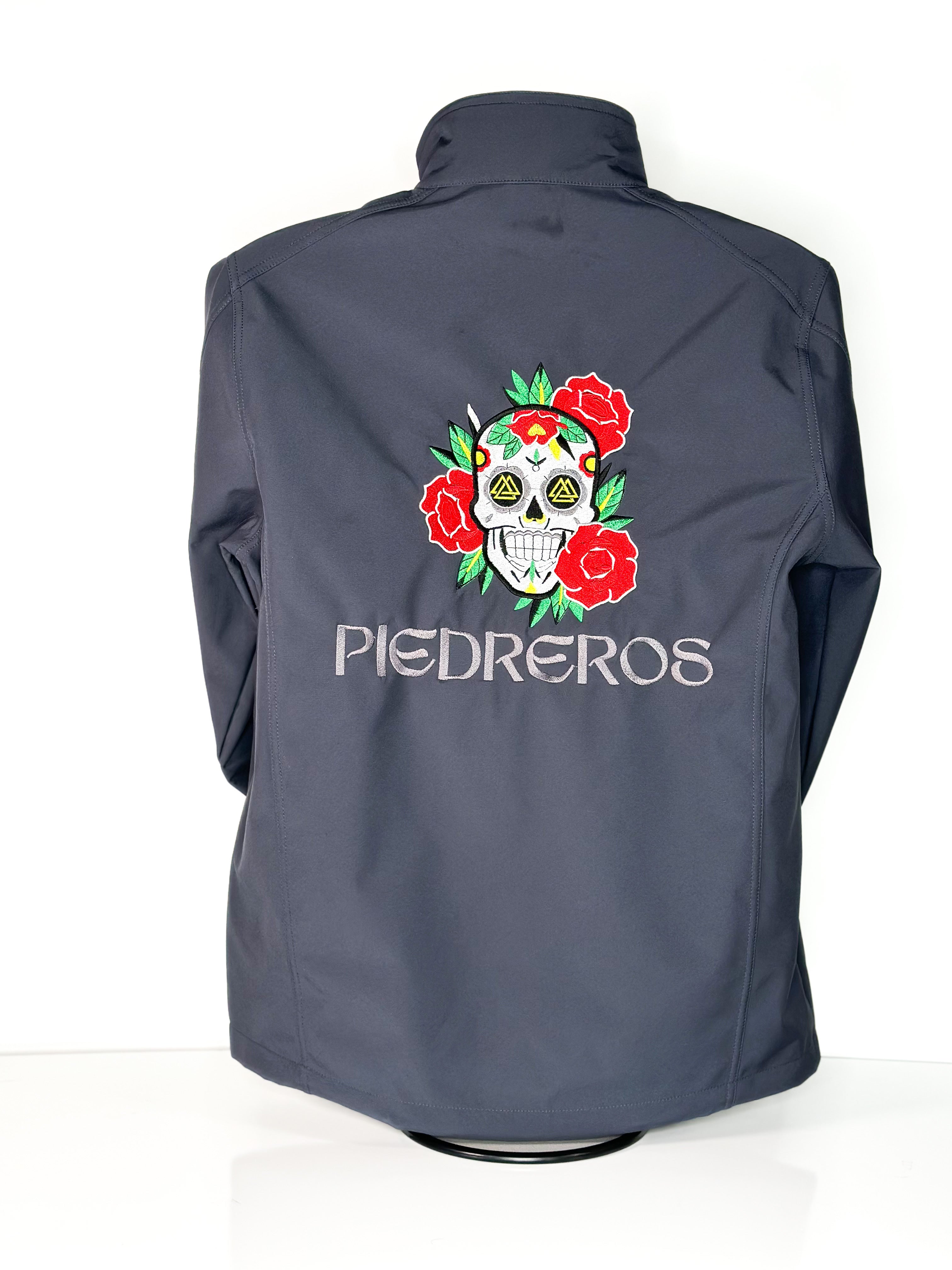 EMBROIDERED SKULL MEN'S LOGO JACKET