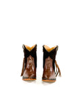 Load image into Gallery viewer, Mocha Tassel step Ankle Booties

