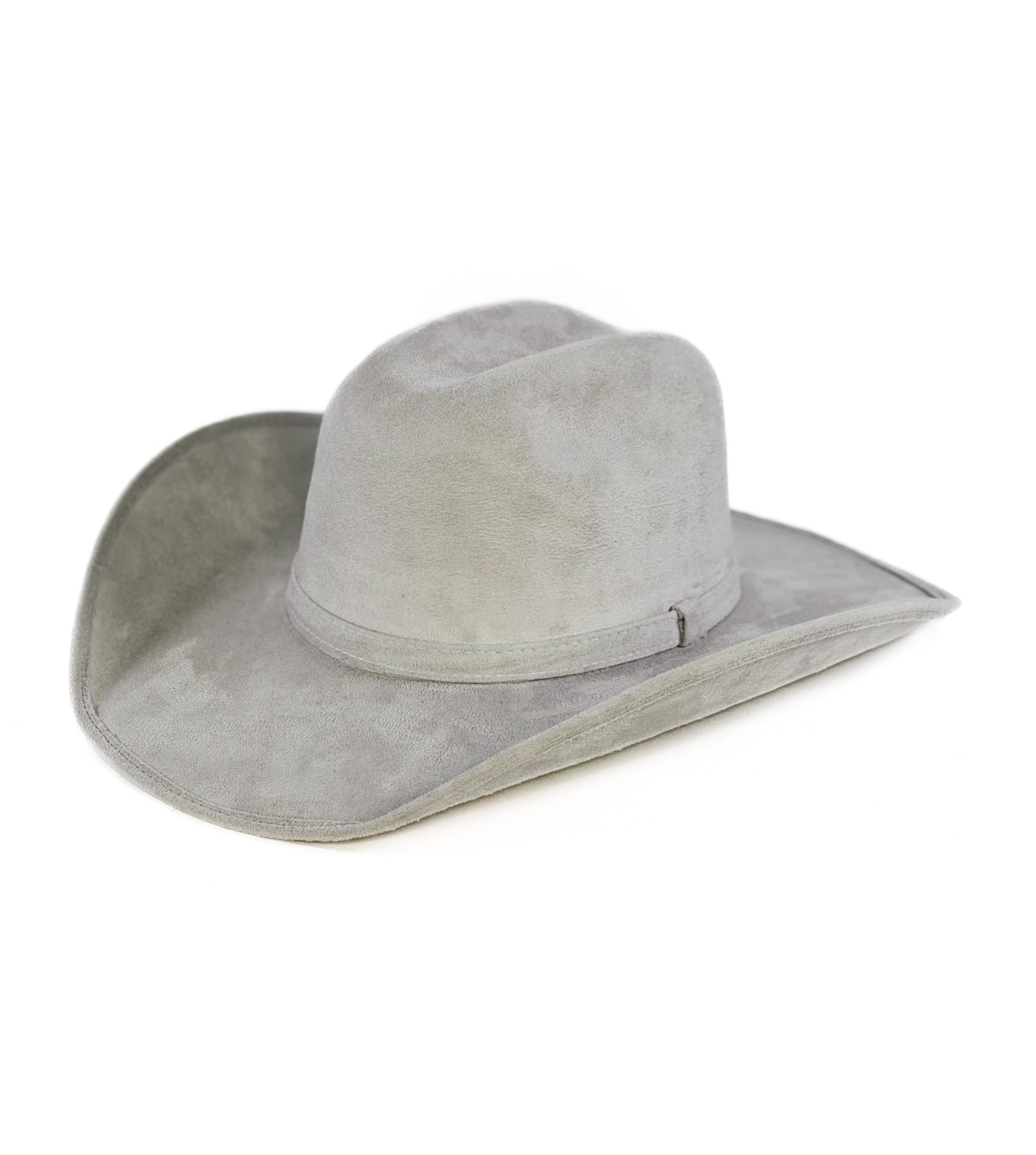 Gray Suede Hat