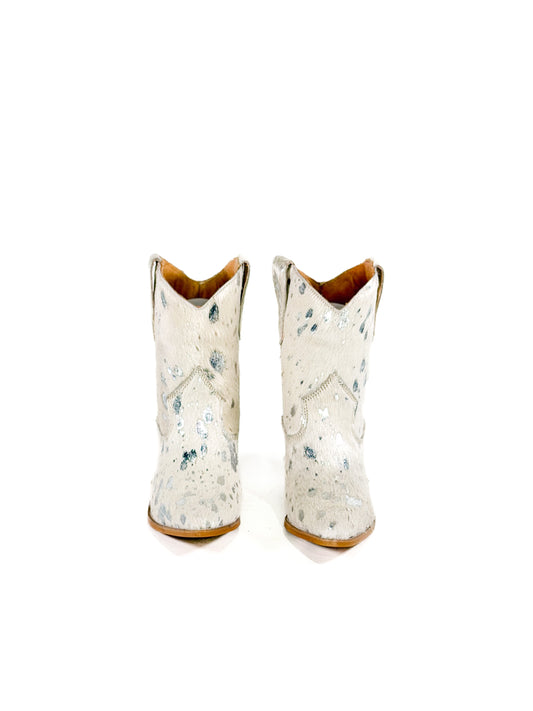 Sand Marble Ankle Booties