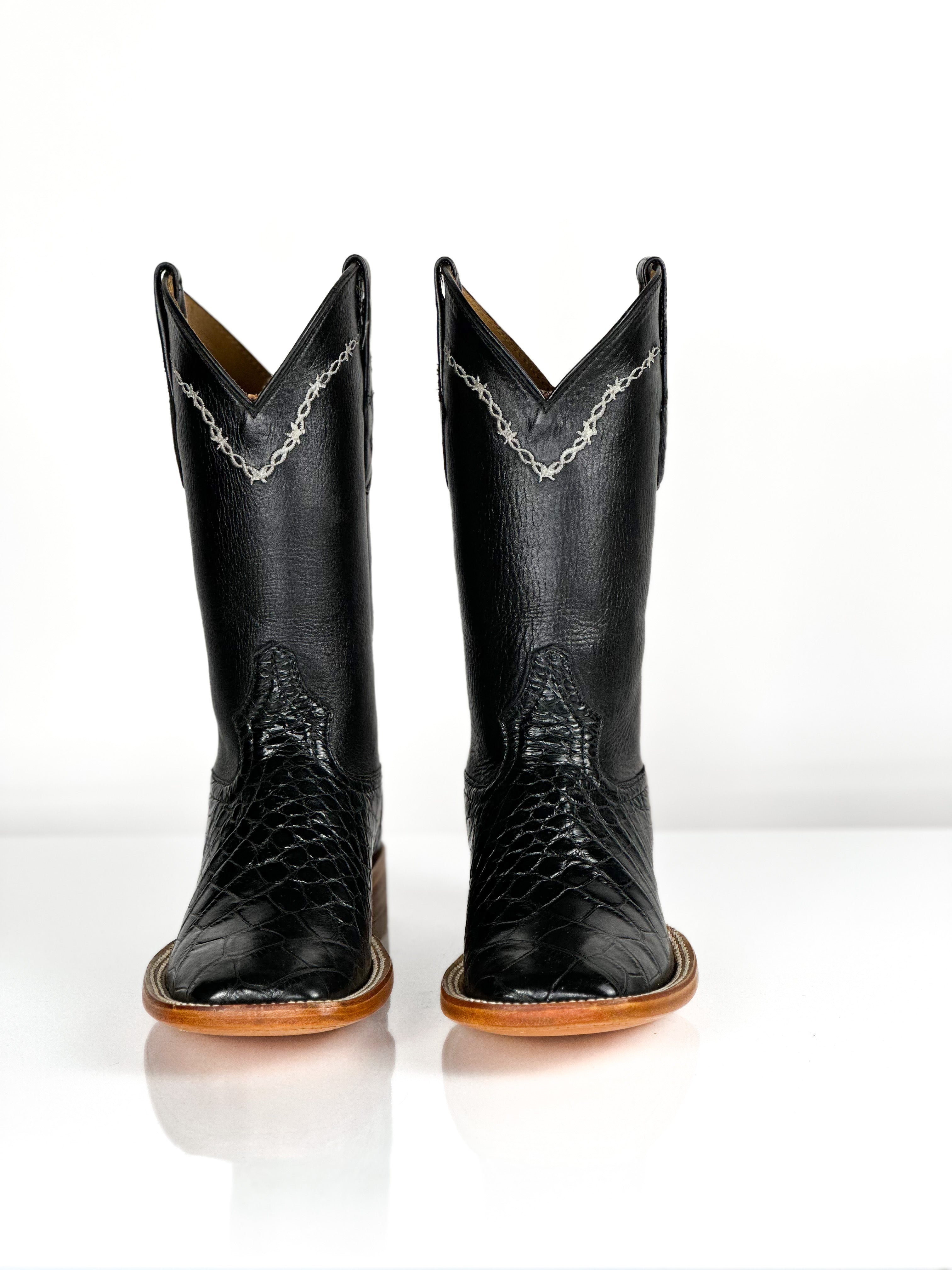 Midnight Gator Boots