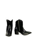 Load image into Gallery viewer, Black Tassle step Ankle booties
