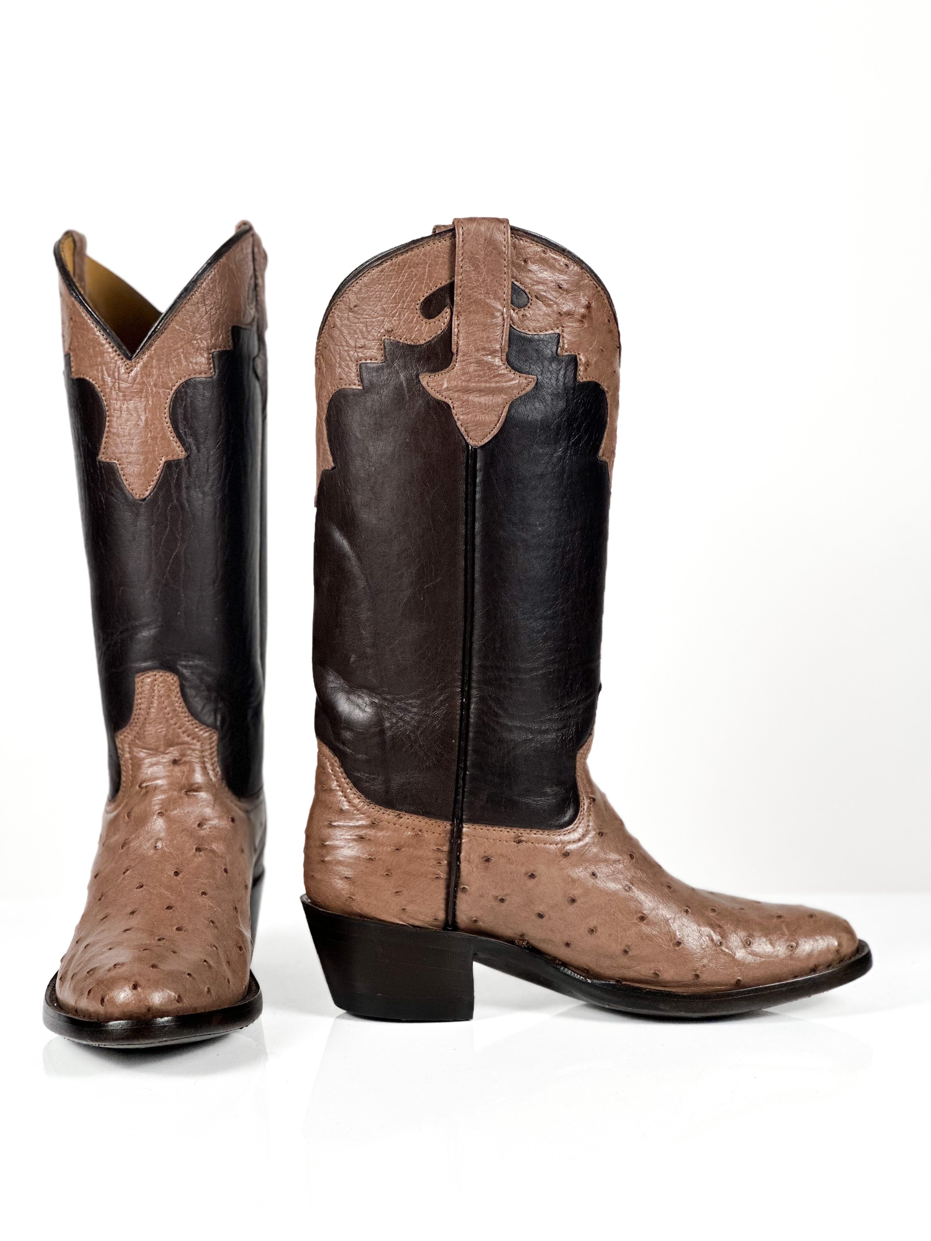 Ostrich- Abalone Boot